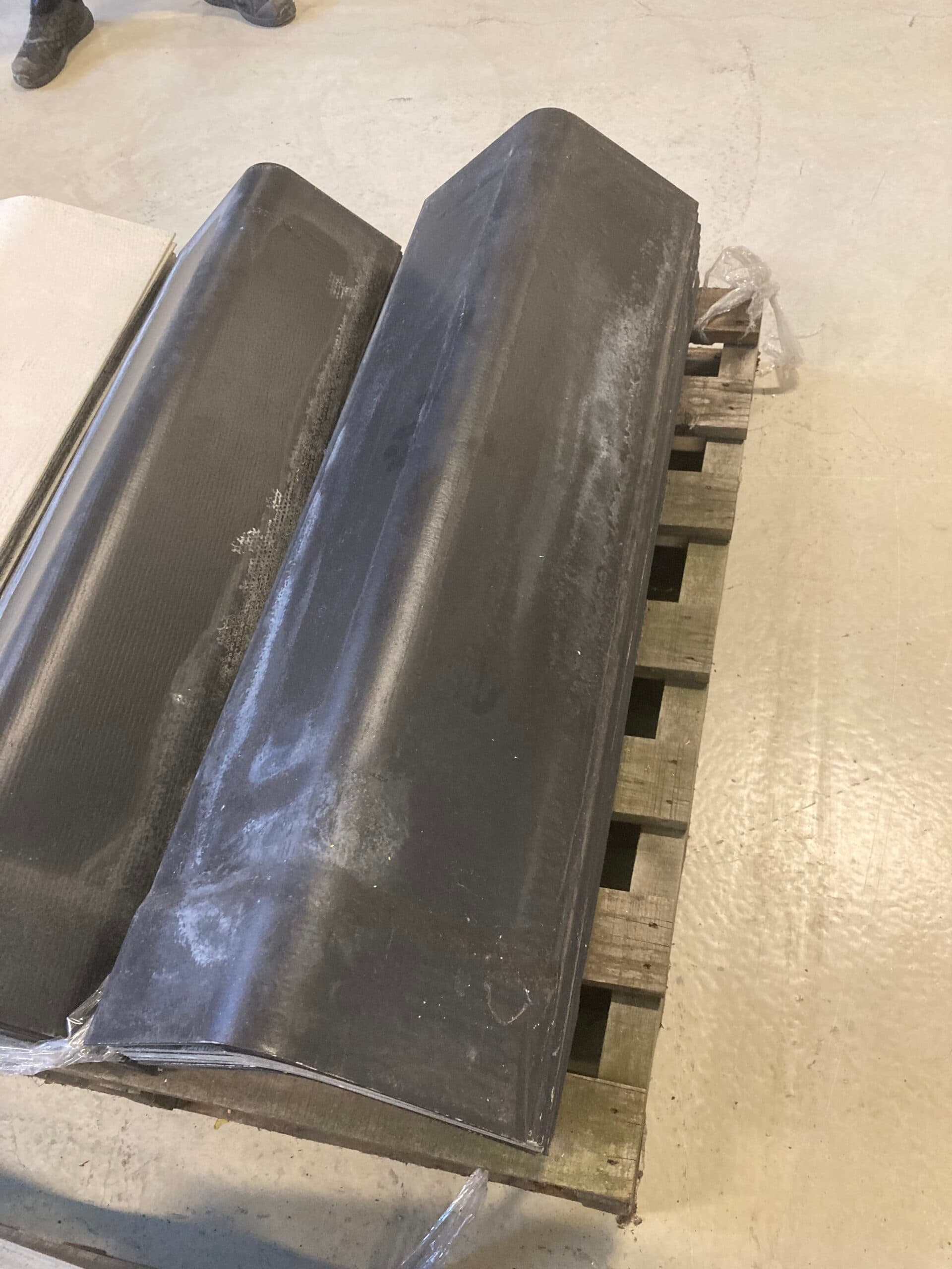 Vinkelrygning 40gr. Sort. - 1