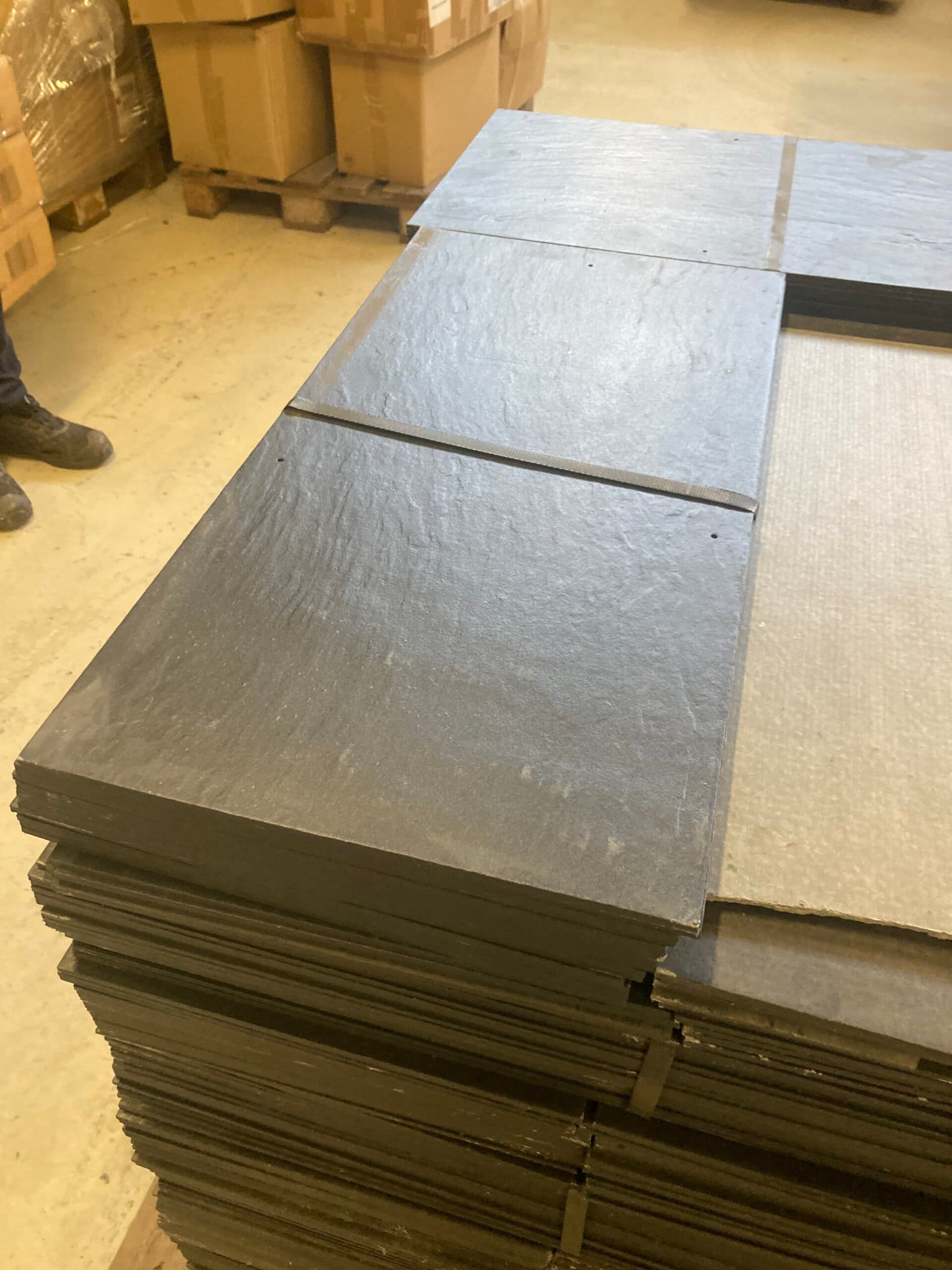 Skiffer eternit sort 30x60cm HU - 1