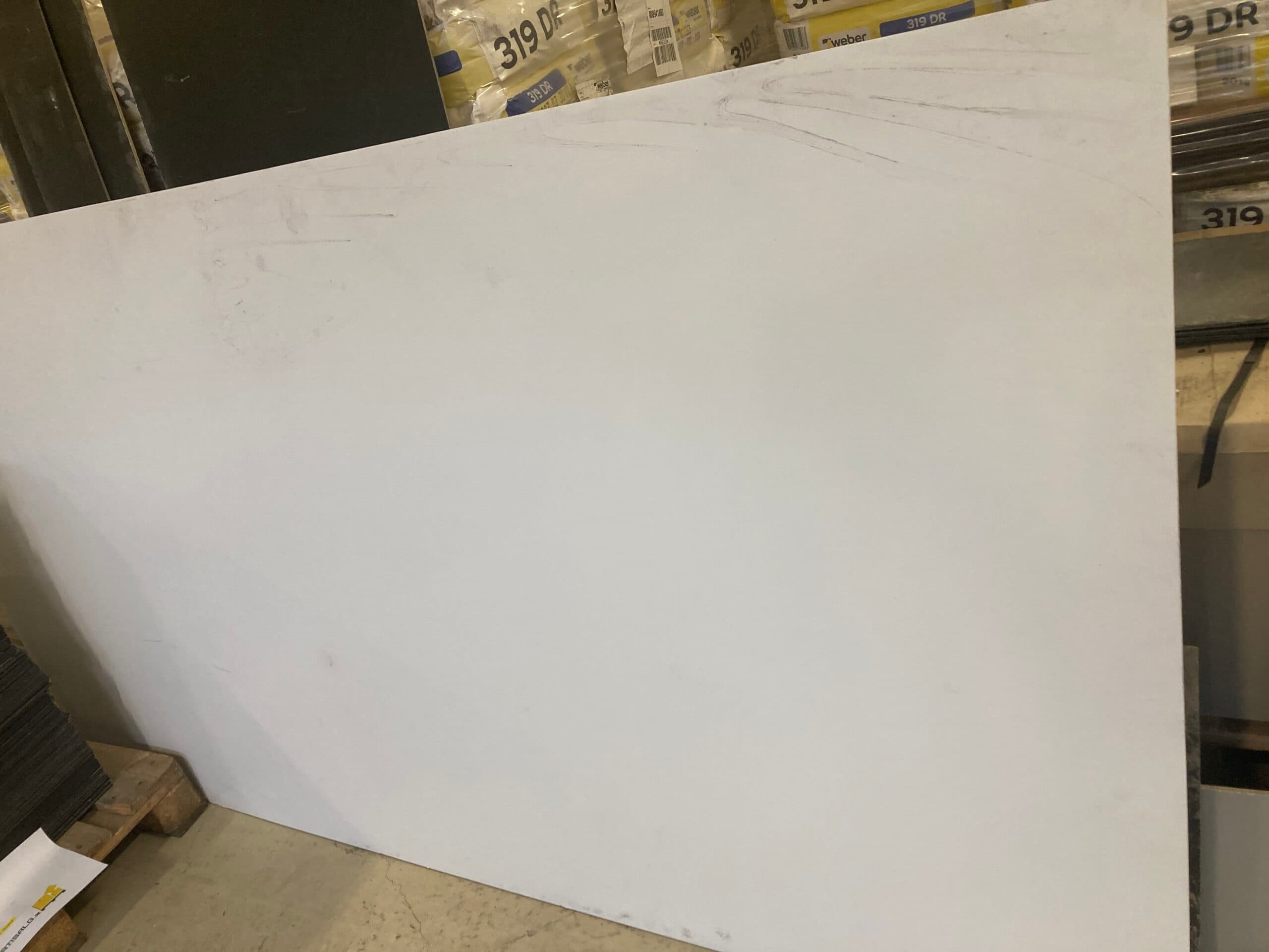 Cembrit beklædningsplade hvid 120x250cm 6mm. - 1