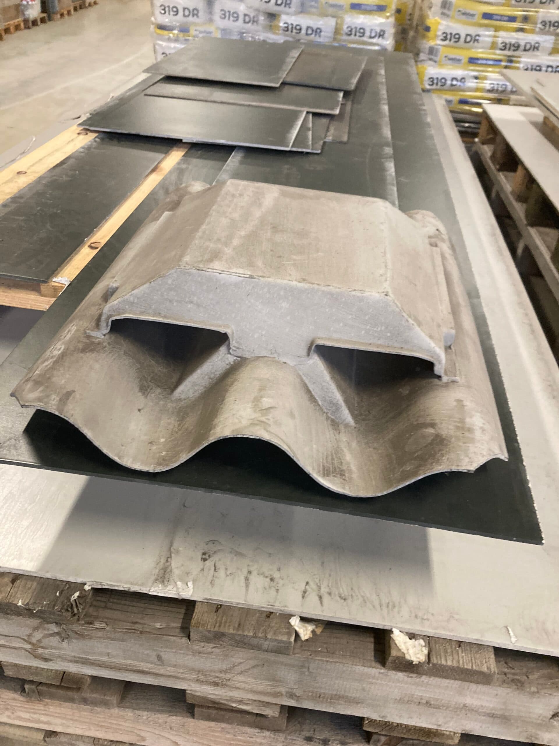 B9 Ventilationshætte til tagflade Grå - 1