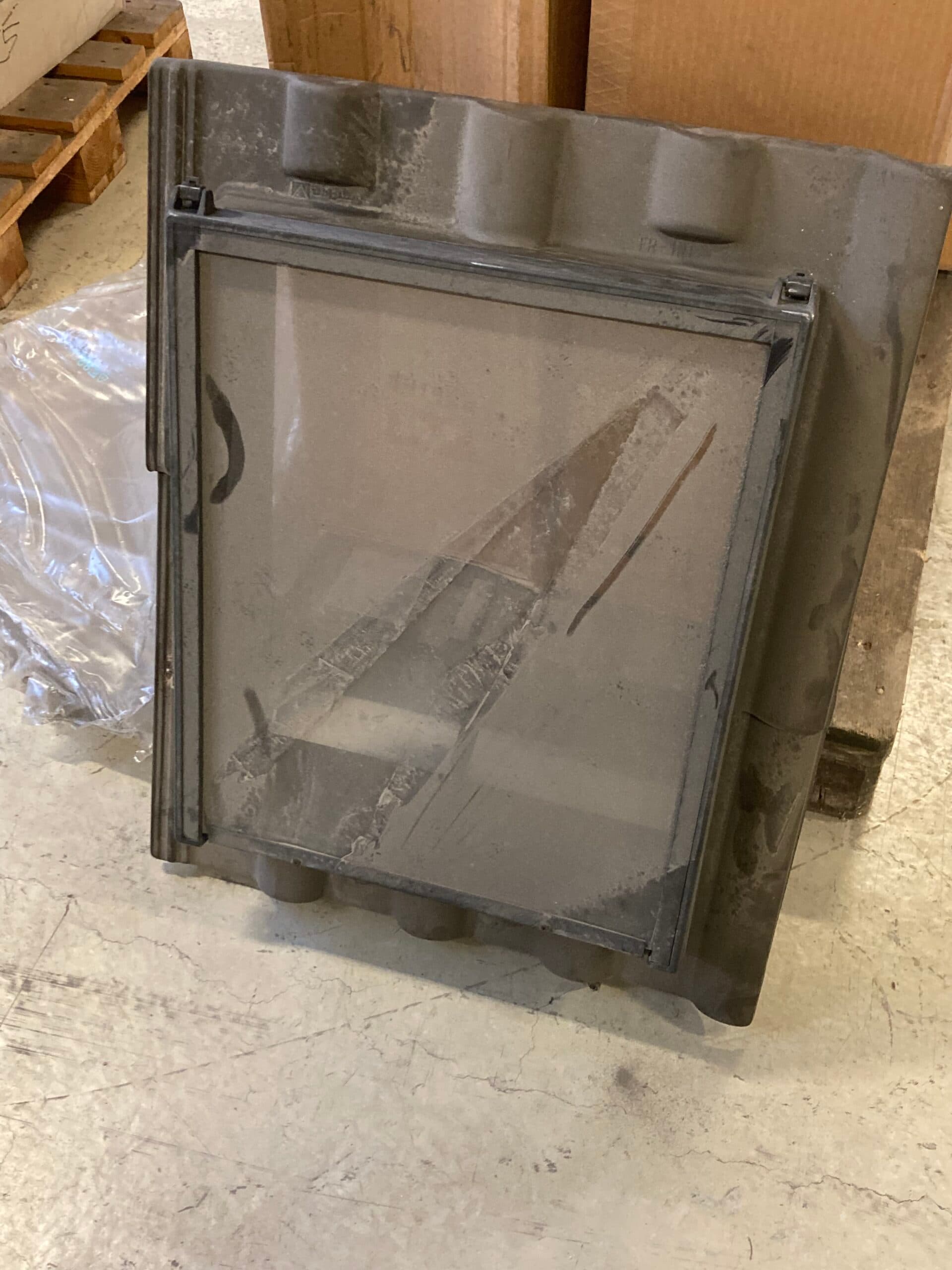 ubbink Tagrums vindue med opluk 48x58cm. Sort - 1