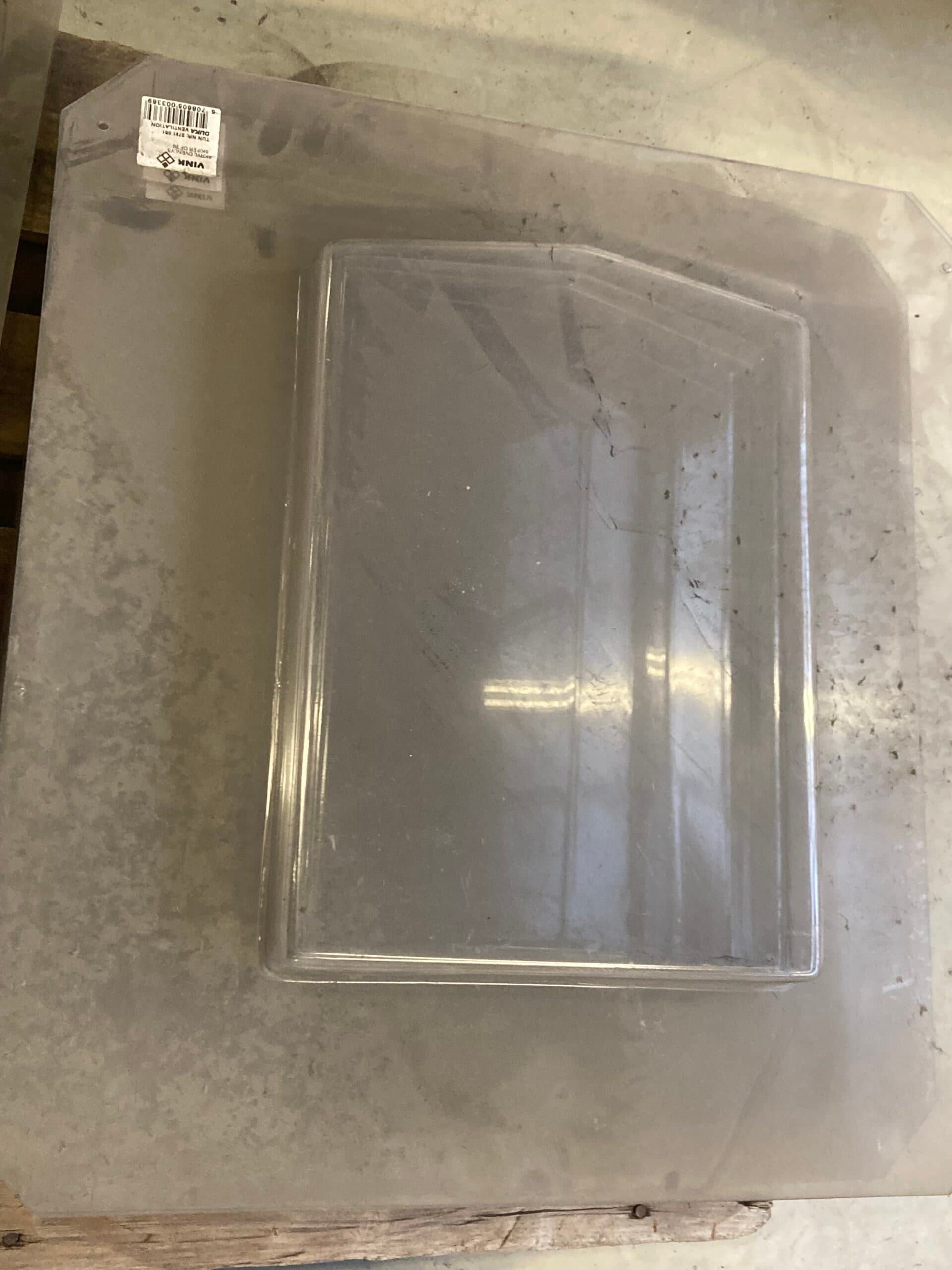 Vink ovenlys til skifer. Acryl 585x635mm - 1