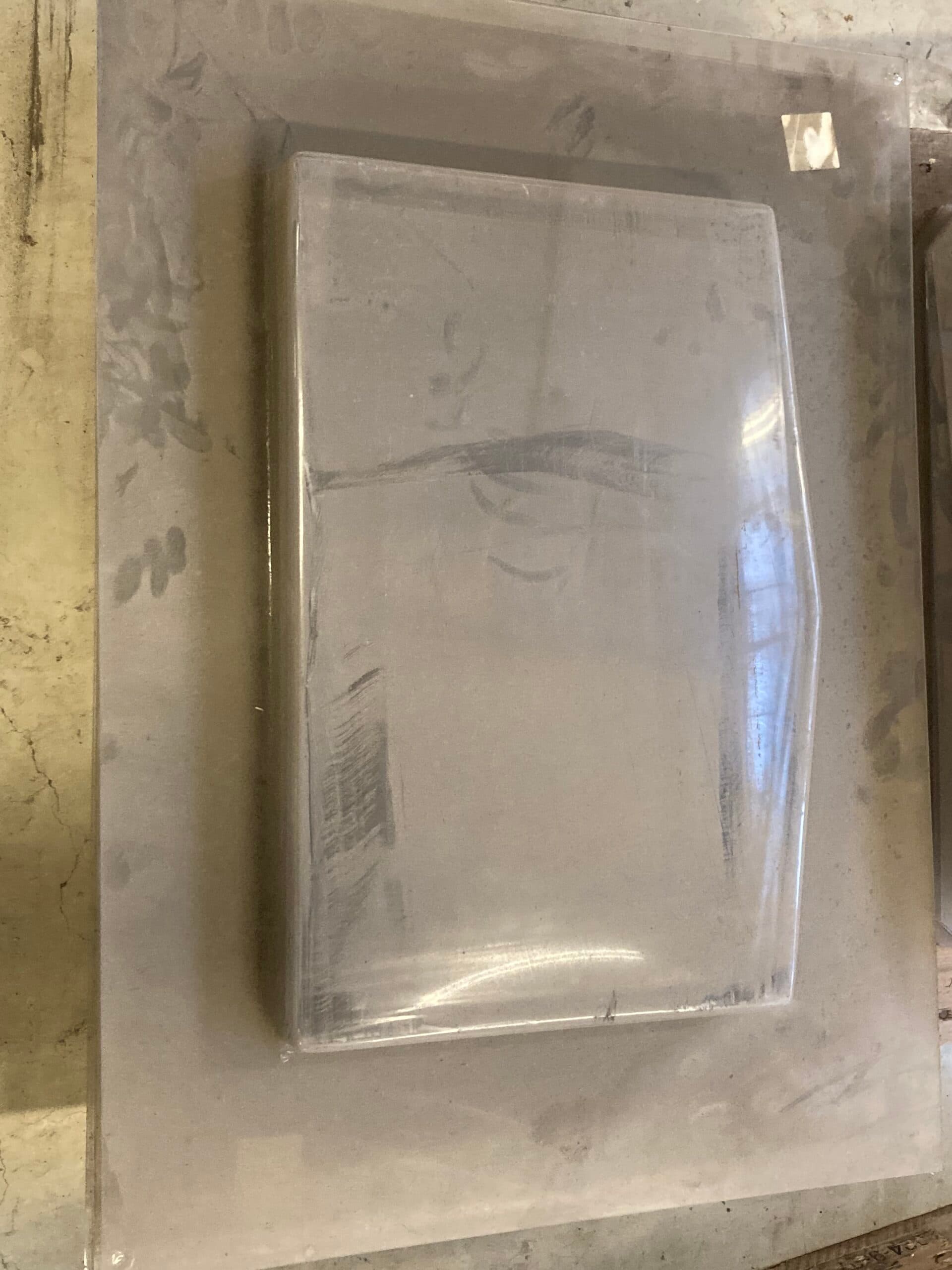 Vink ovenlys til skifer fuldkant. Acryl 890x635mm - 1