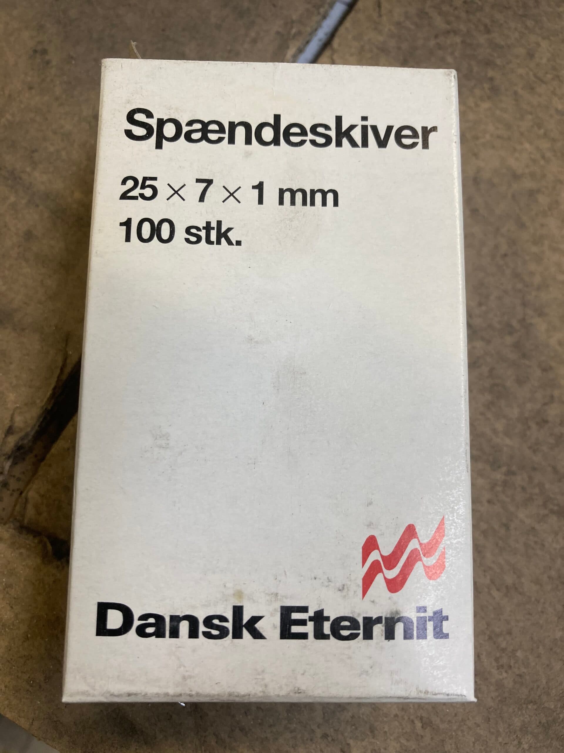 Spændeskiver til eternitskruer 25x7x1mm. - 1