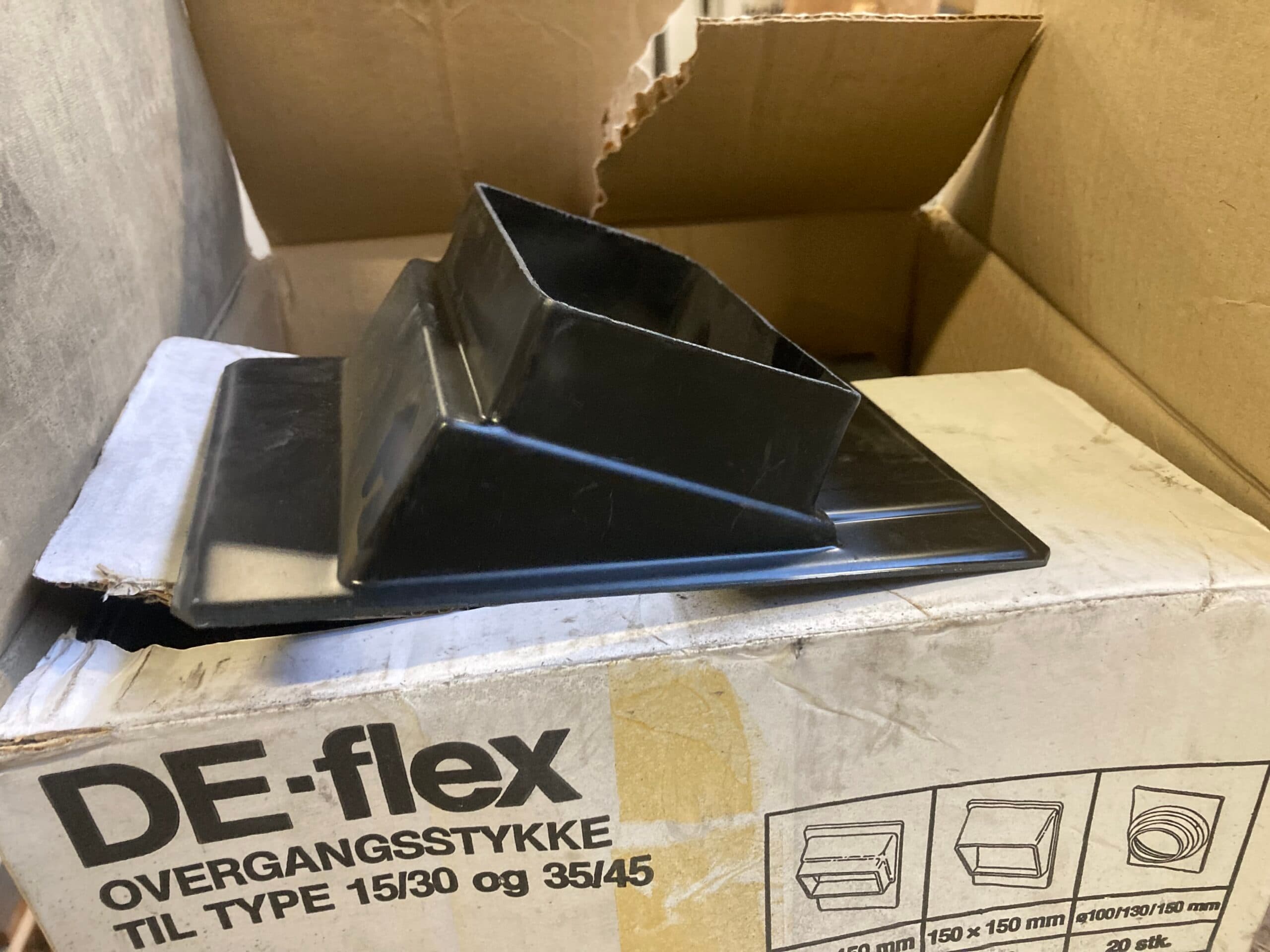 DE-flex Overgangsstykke 100x150mm - 1