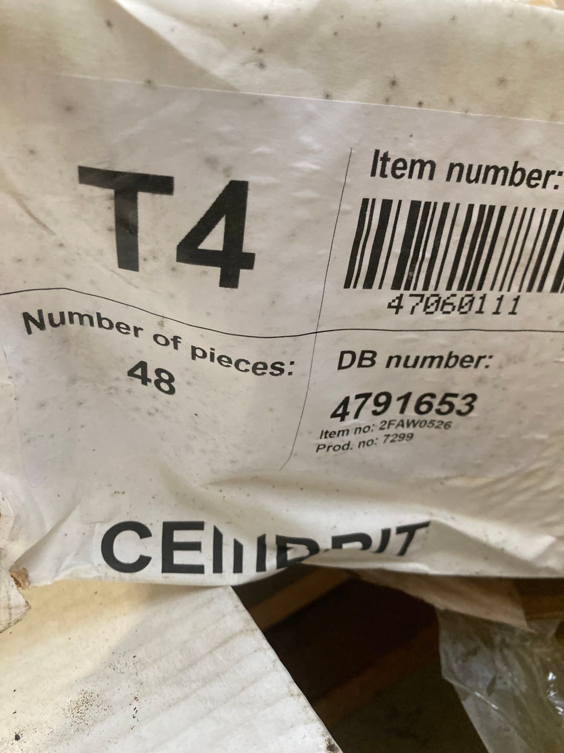 Skumbølgeklodser asfaltimprægneret T4 - 1