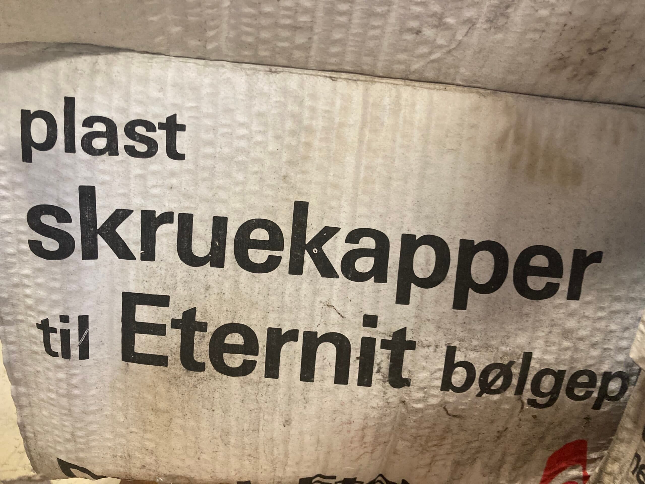 Plast skrue knapper til bølgeplader - 1
