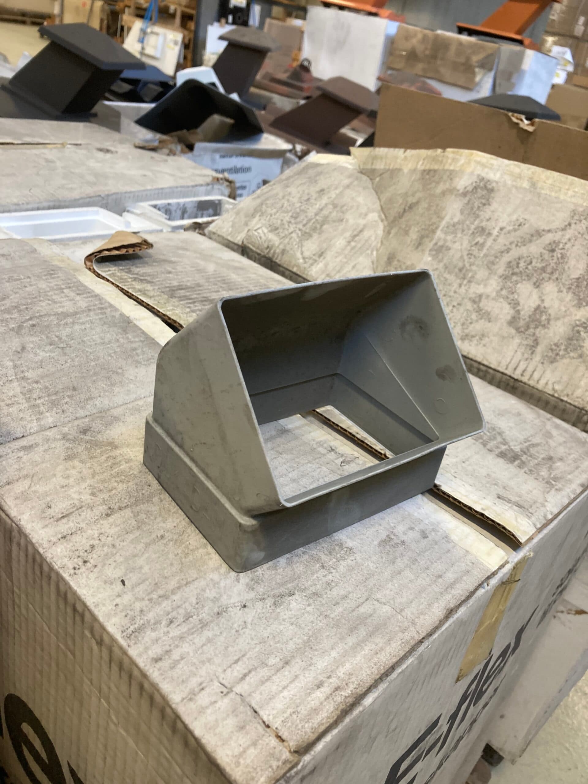 Bøjning til DE-flex overgangsstykke 45gr. 150x100mm. - 1