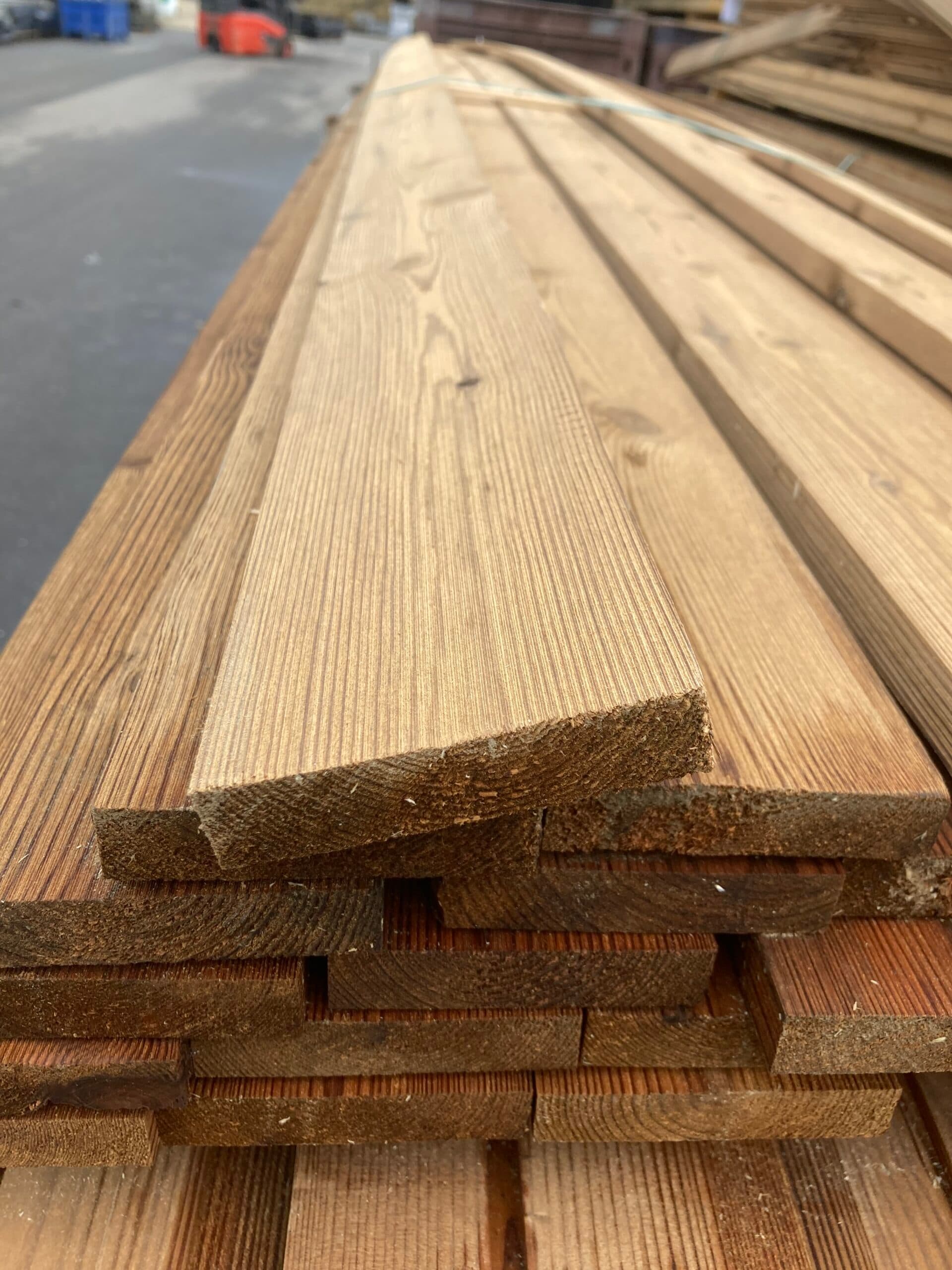 Thermotræ fyr gavl/vindskede brædde 21x93mm Paintcut - 1