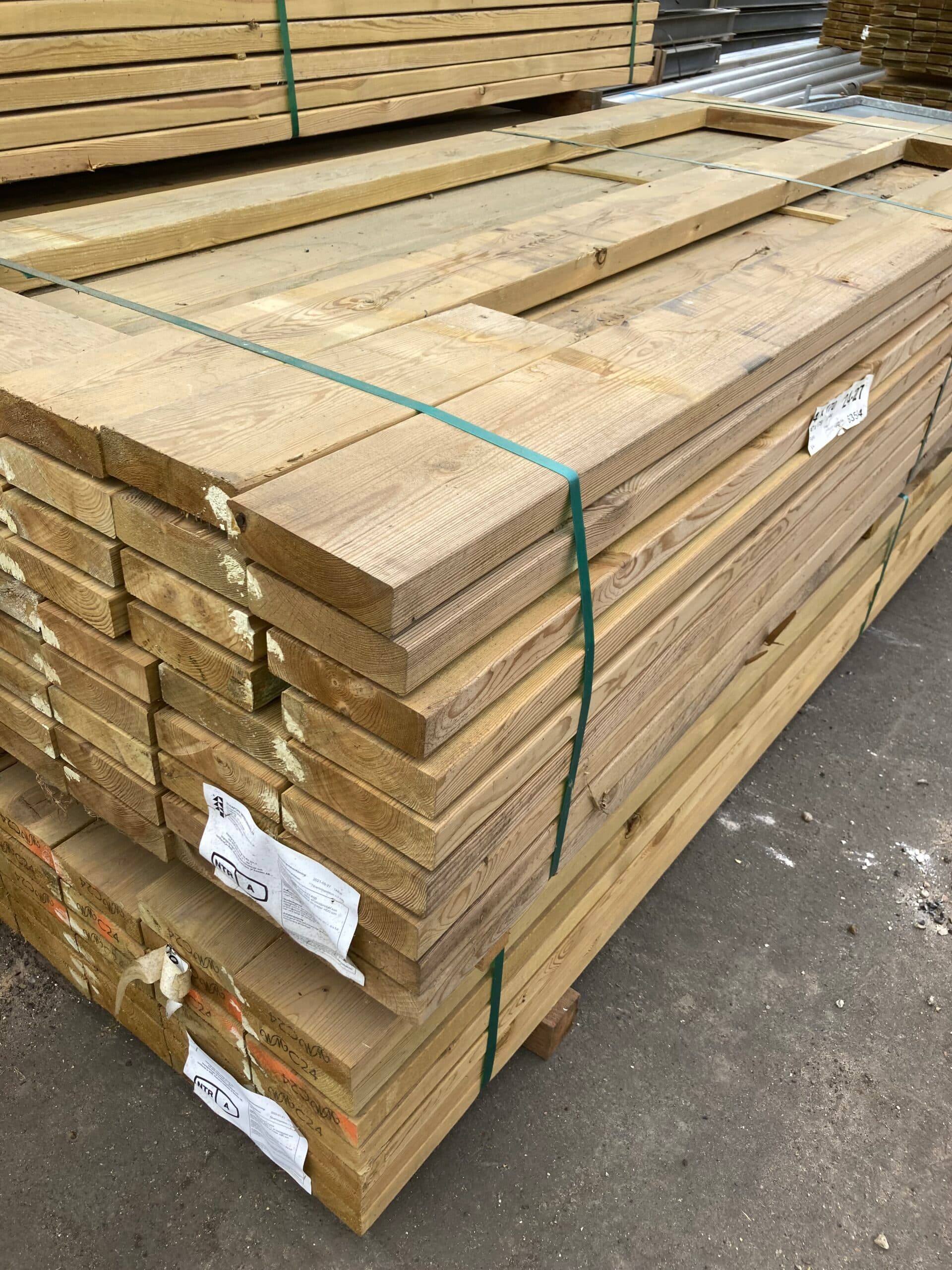 Trykimprægneret Reglar 45x170mm Høvlet. - 1