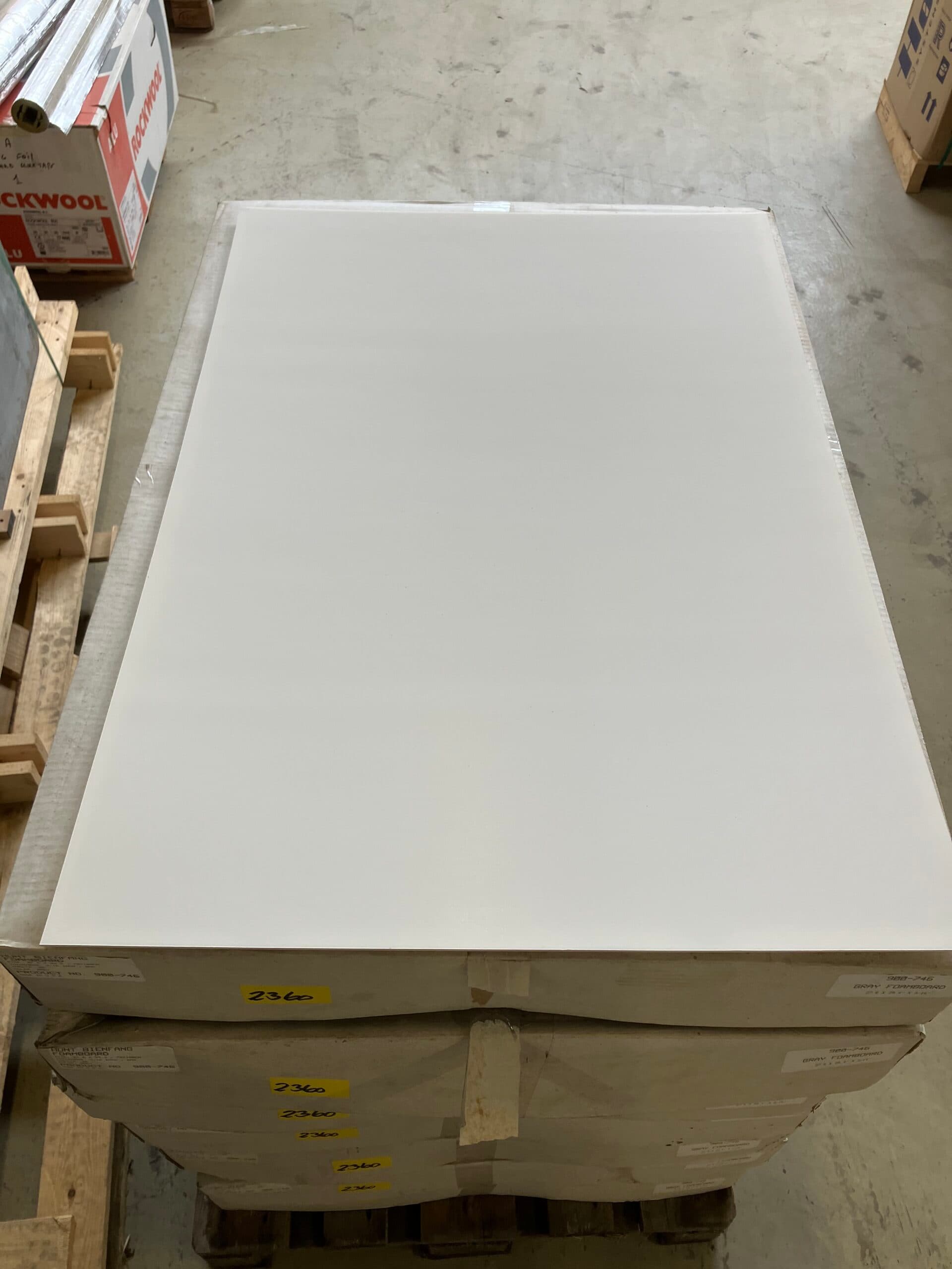 Bienfang Foamboard 3 mm Farveløs/Hvid 70×100 cm. - 1