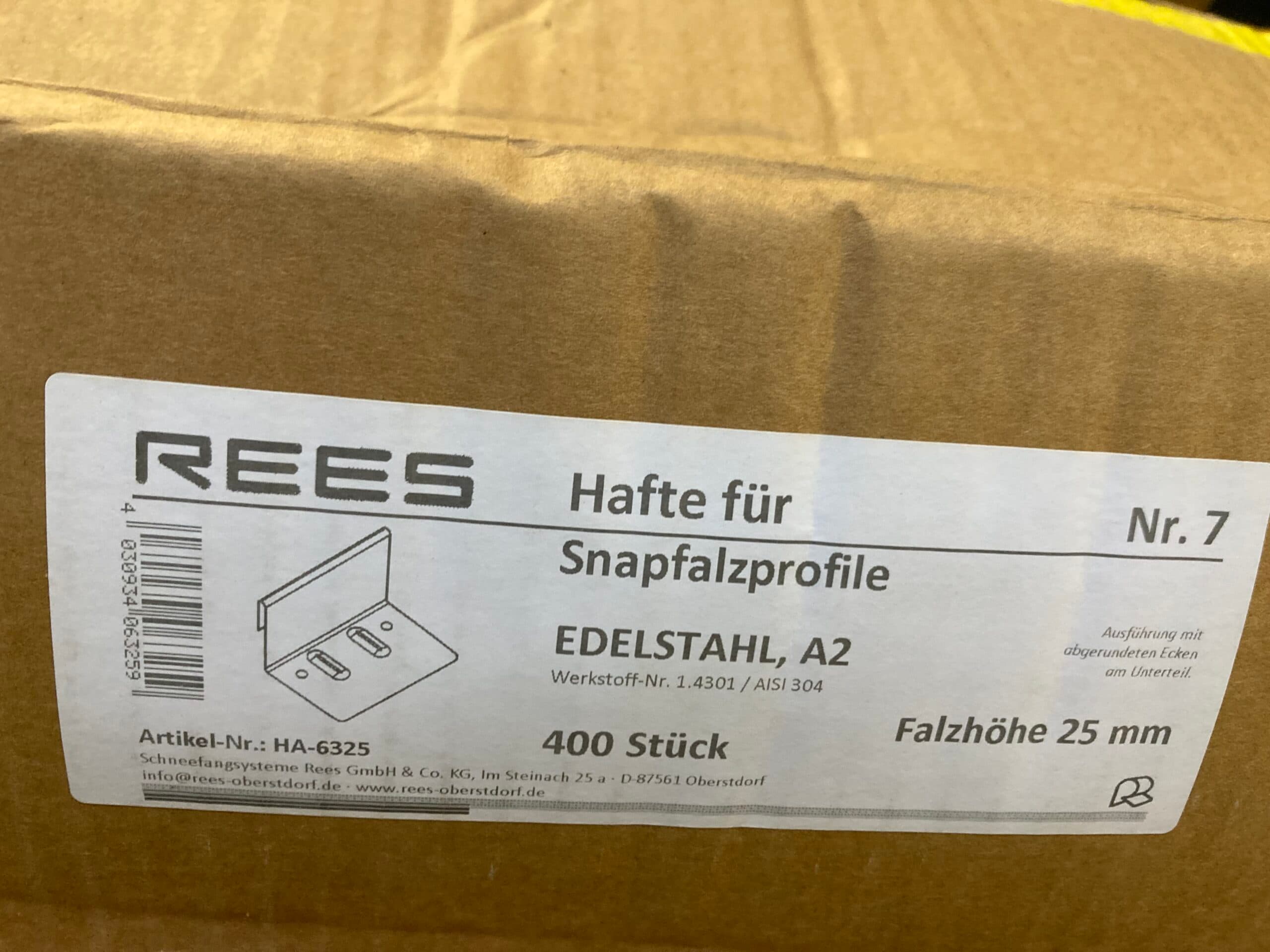 Montagebeslag til Clikfals®C facade og tag profil - 1