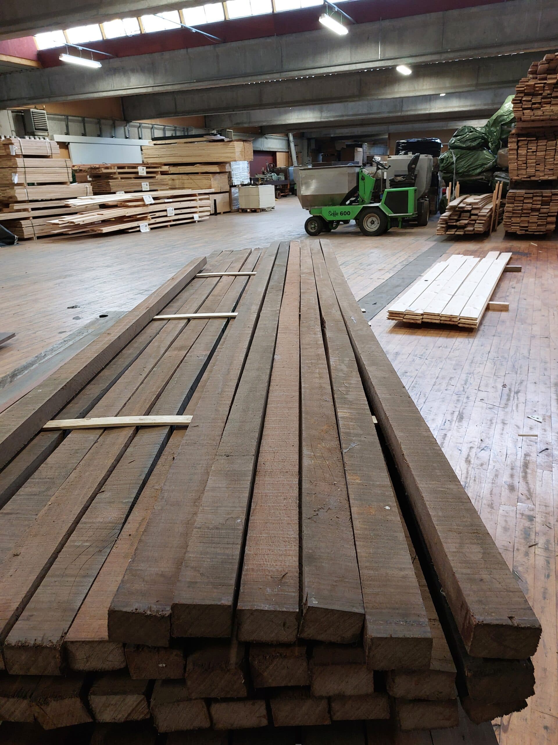 Azobe lægter 50x70mm. 86,86kr. pr. Lbm. - 1