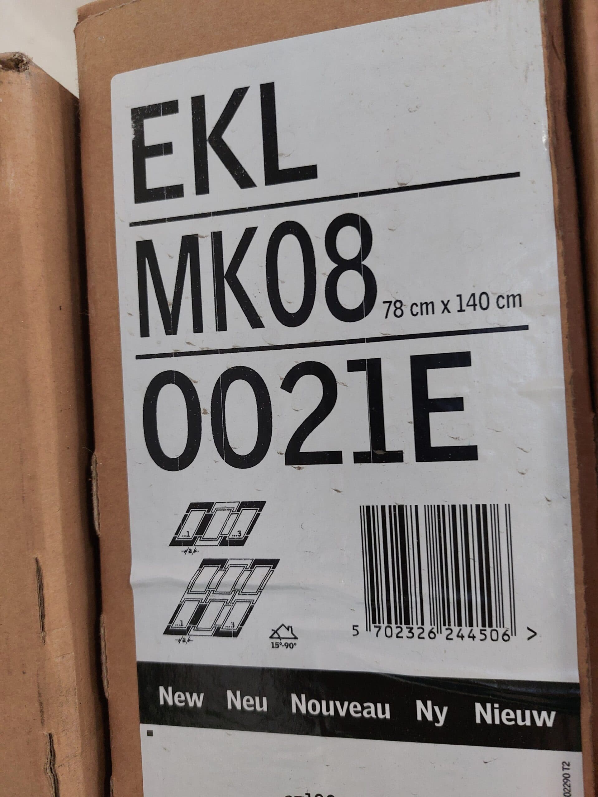 VELUX EKL MK08 0021E inddækning 78x140cm - 1