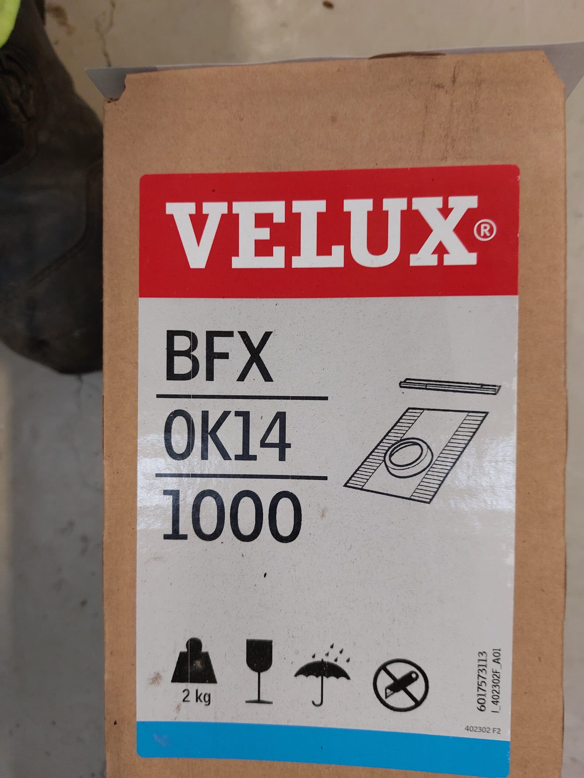 VELUX BFX 0K14 1000 Undertagskrave til Lystunnel - 1