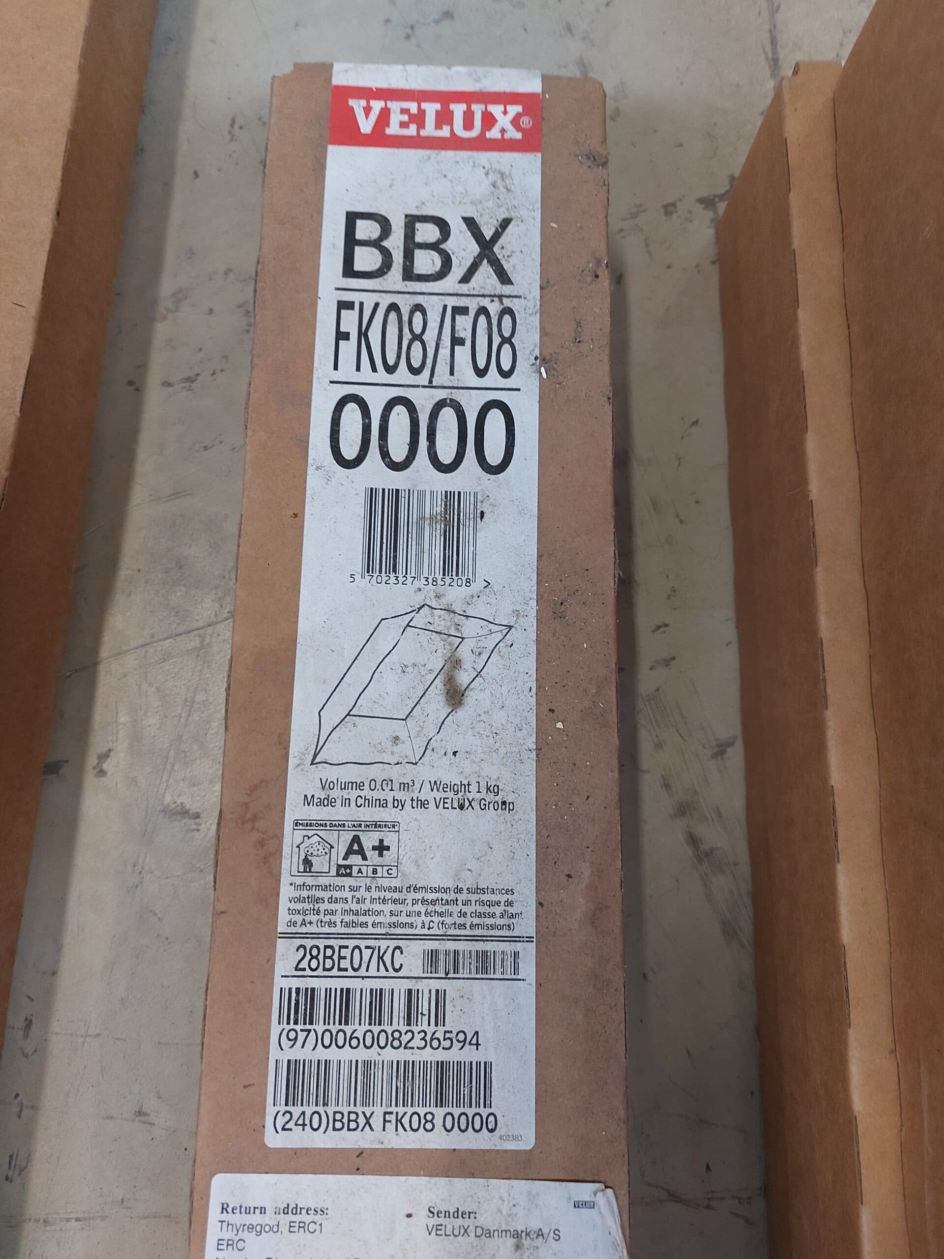 VELUX BBX FK08/F08 0000 dampspærer 66x140cm - 1