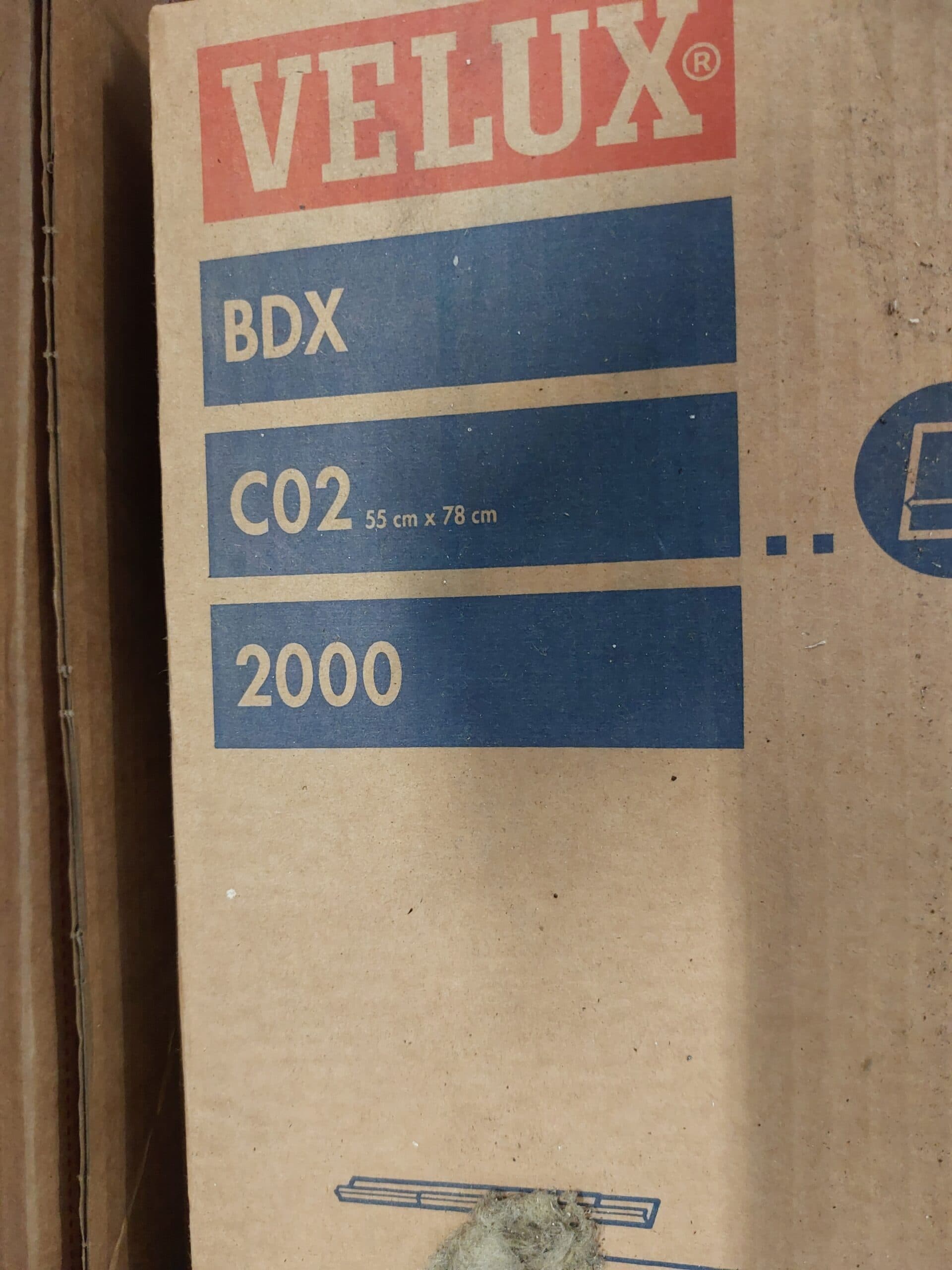 VELUX BDX C02 2000 isoleringssæt 55x78cm - 1