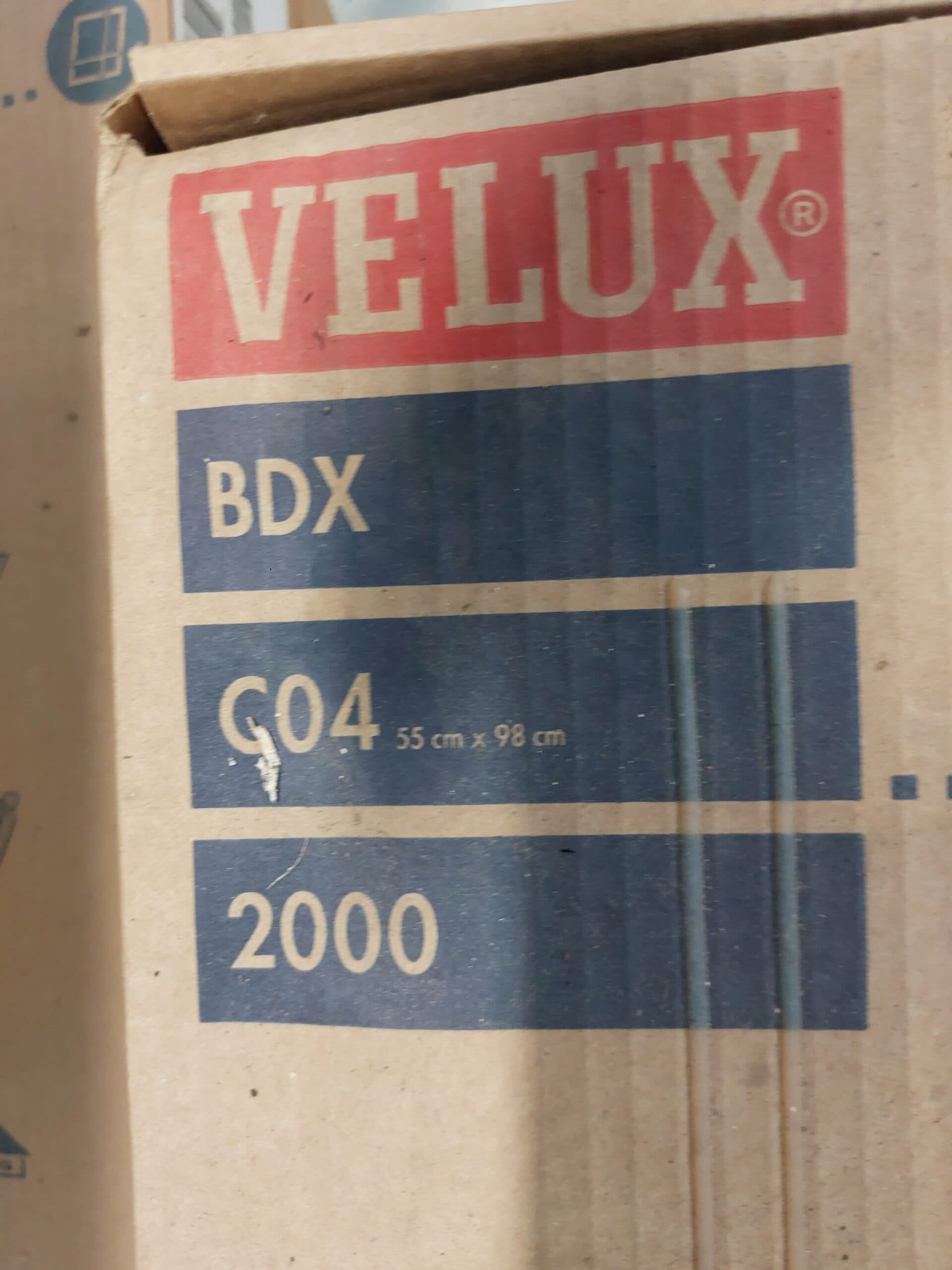 VELUX BDX C04 2000 isoleringssæt 55x98cm - 1