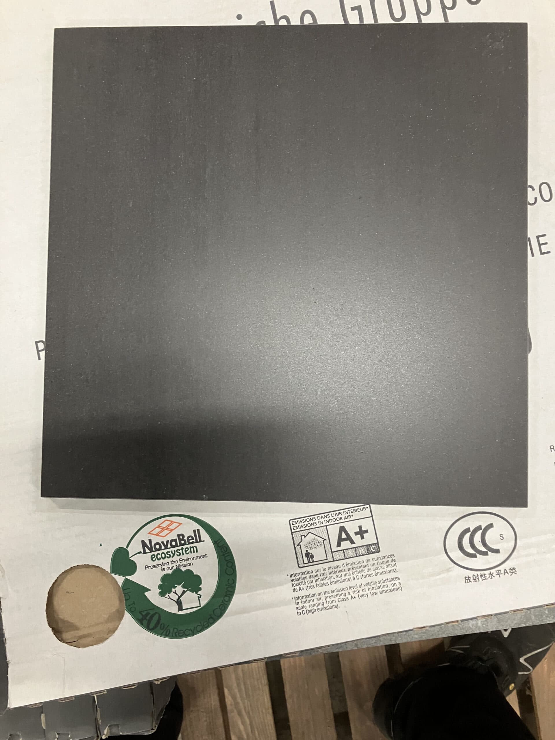 Uglaseret keramisk klinke til gulv og væg. 30×30 cm. - 1