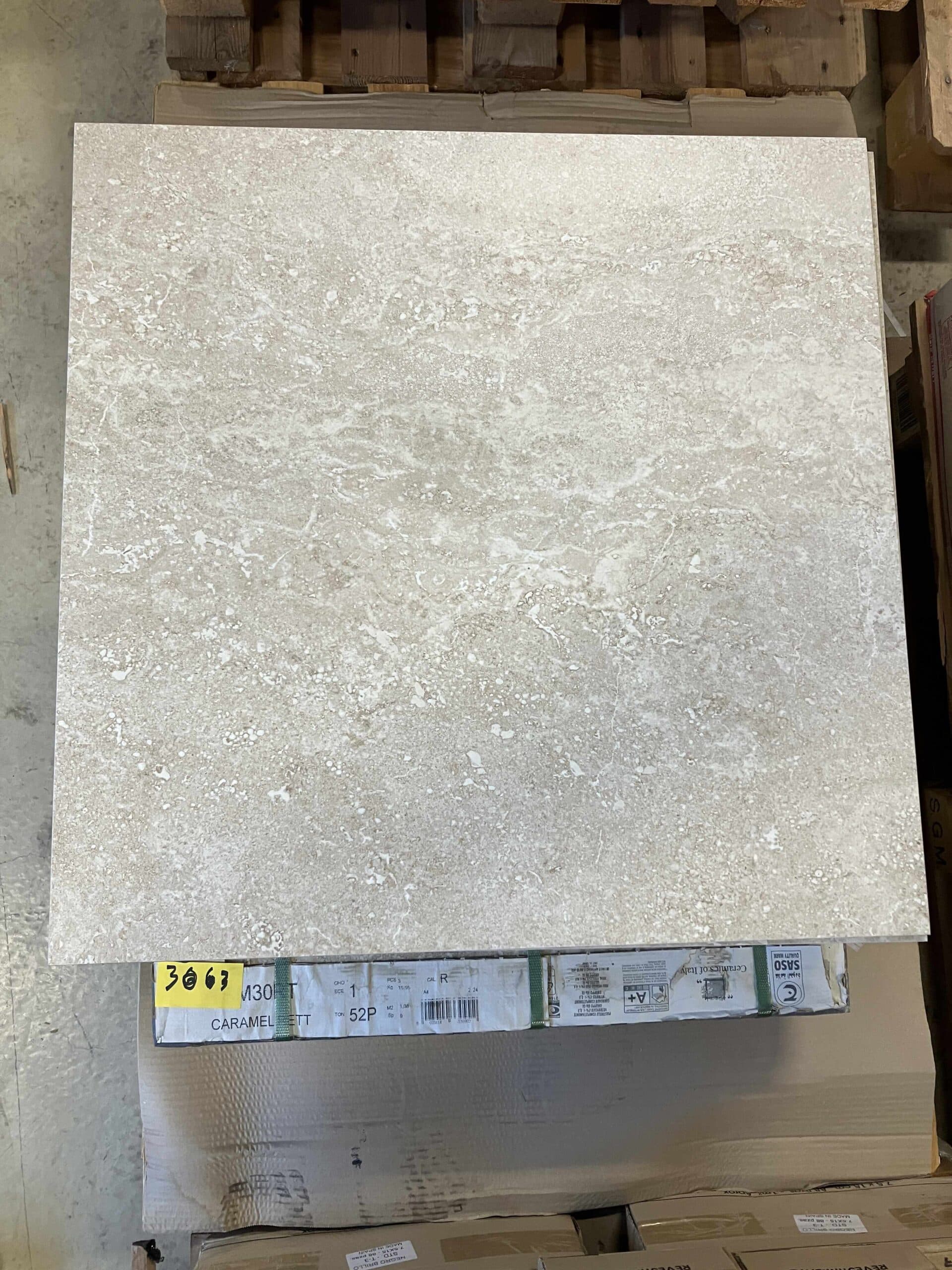 Glaseret keramisk klinke til gulv og væg 60×60 cm. - 1