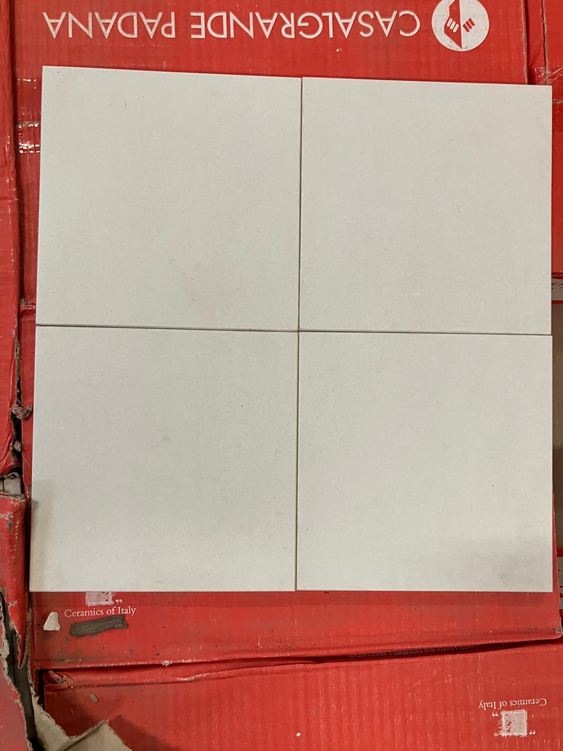 Uglaseret keramisk klinke til gulv og væg. 15×15 cm. - 1