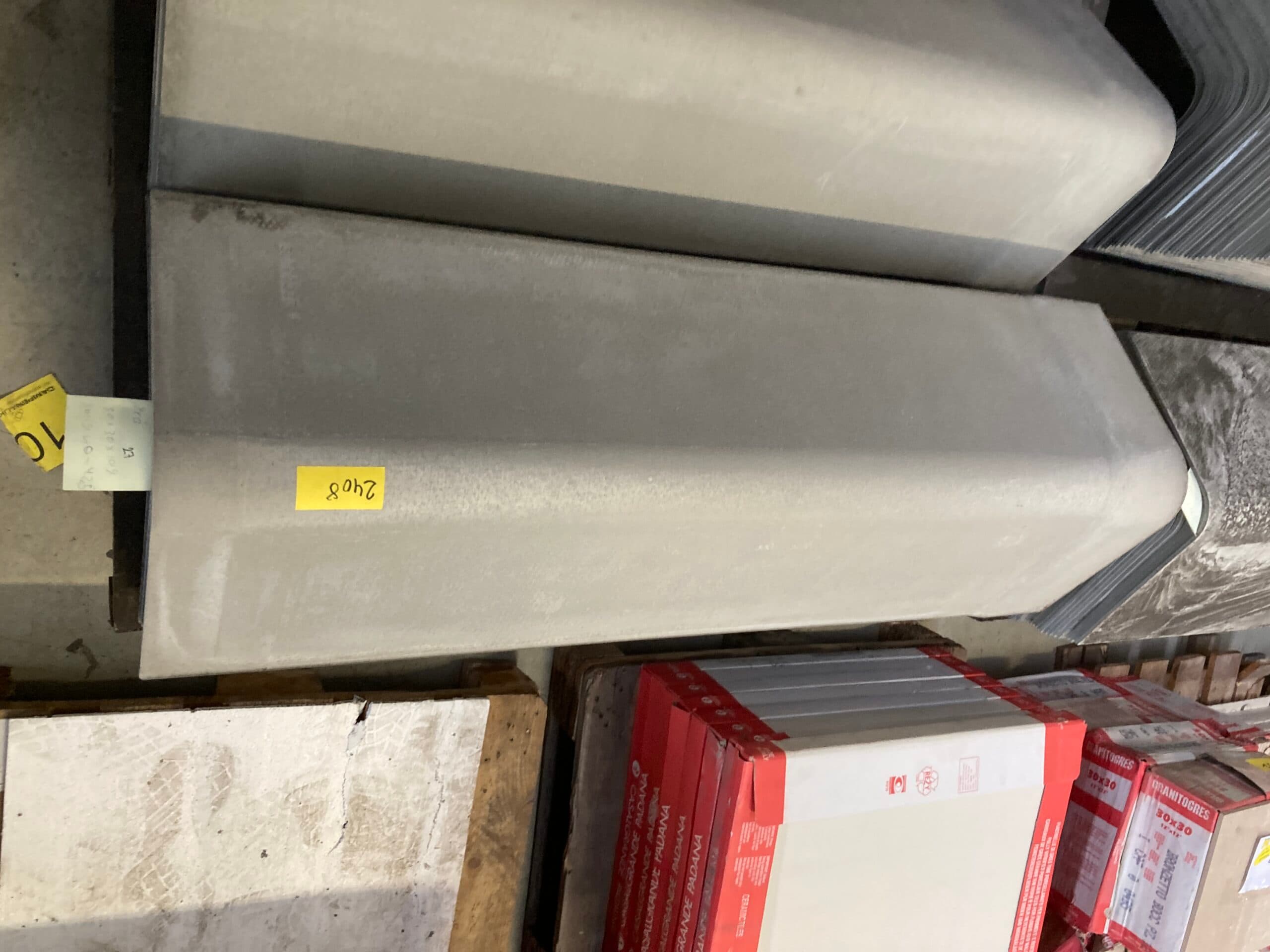 Rygnings plade, eternit, grå, 30x30x119,5cm 40-42,5° - 1