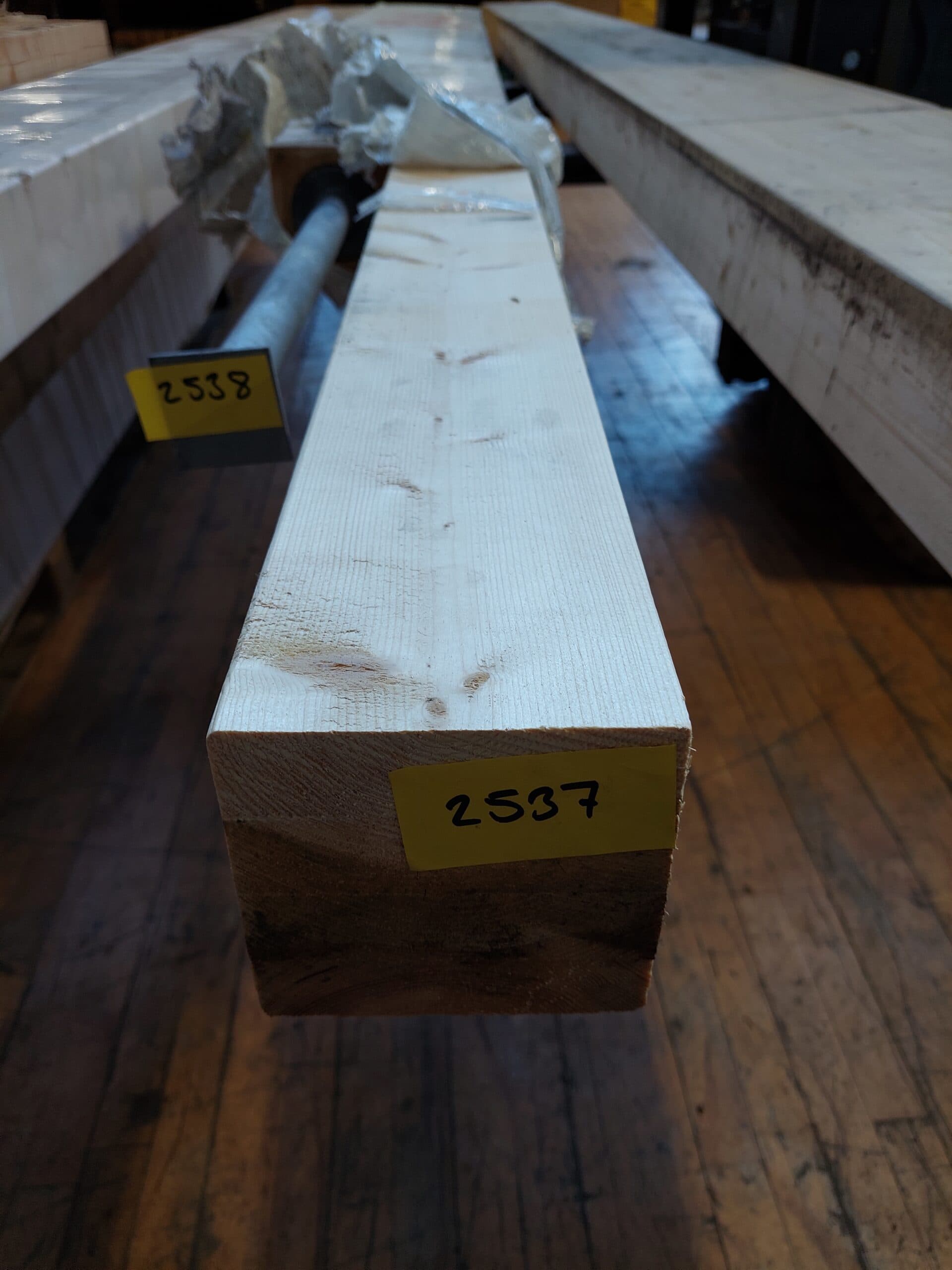 Limtræsbjælke/stolpe 3411x115x115 mm - 1