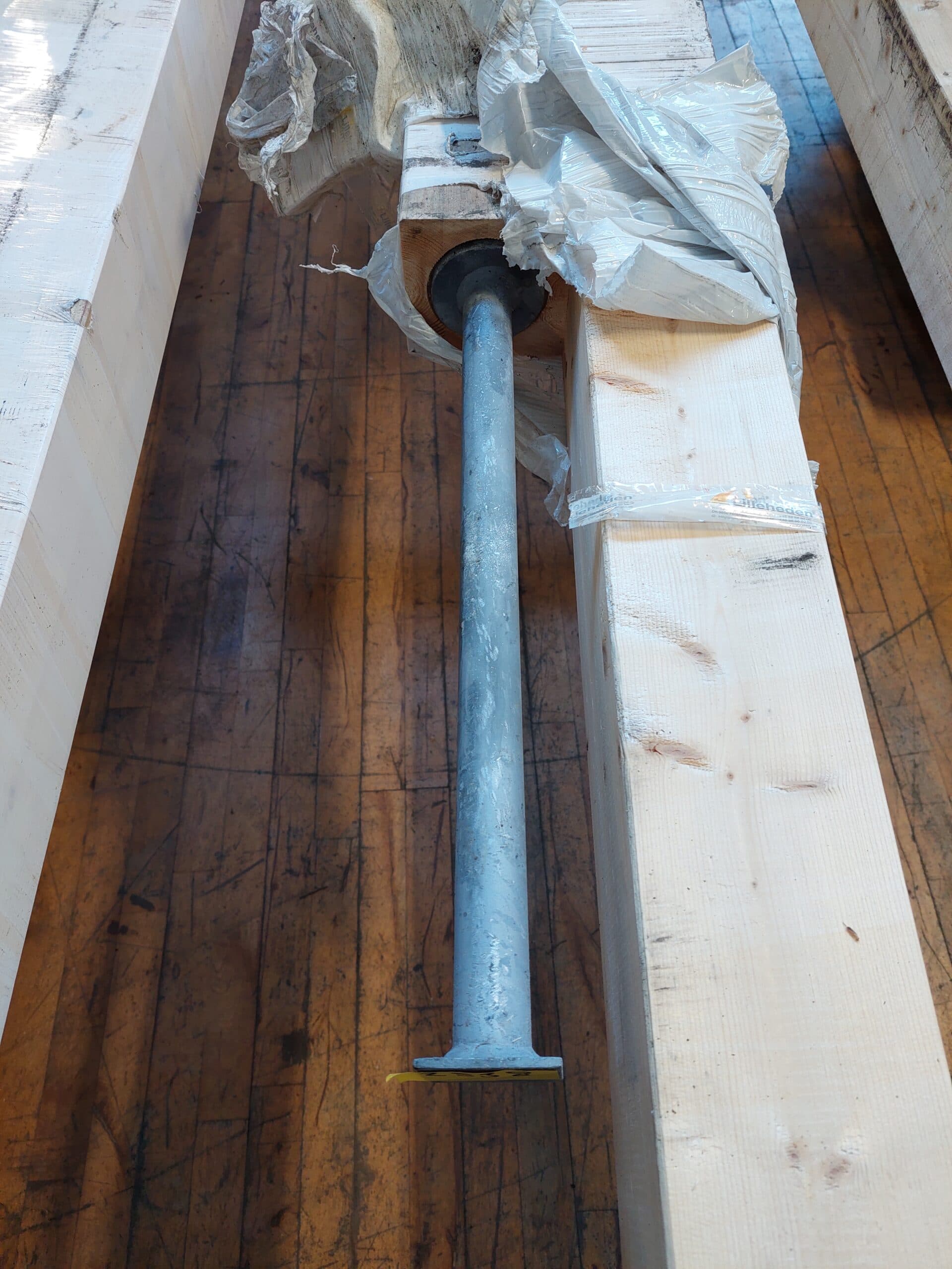 Limtræsbjælke/stolpe 2625x115x115 mm - 1