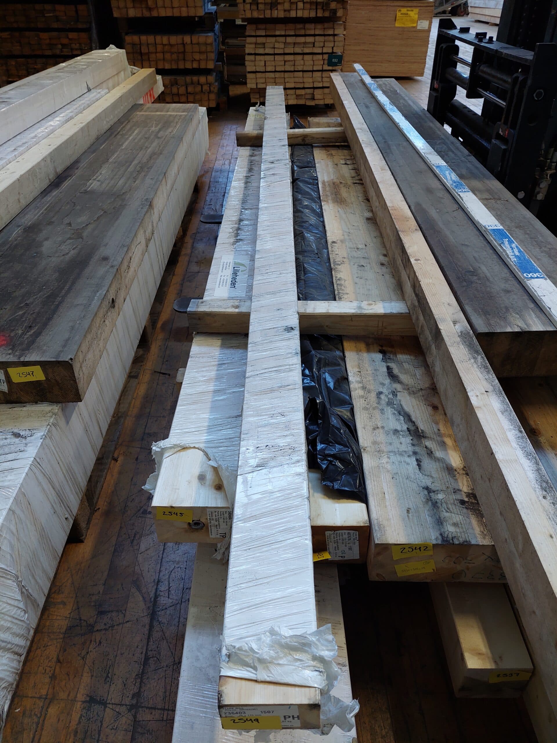 Limtræsbjælke 3955x70x115 mm - 1