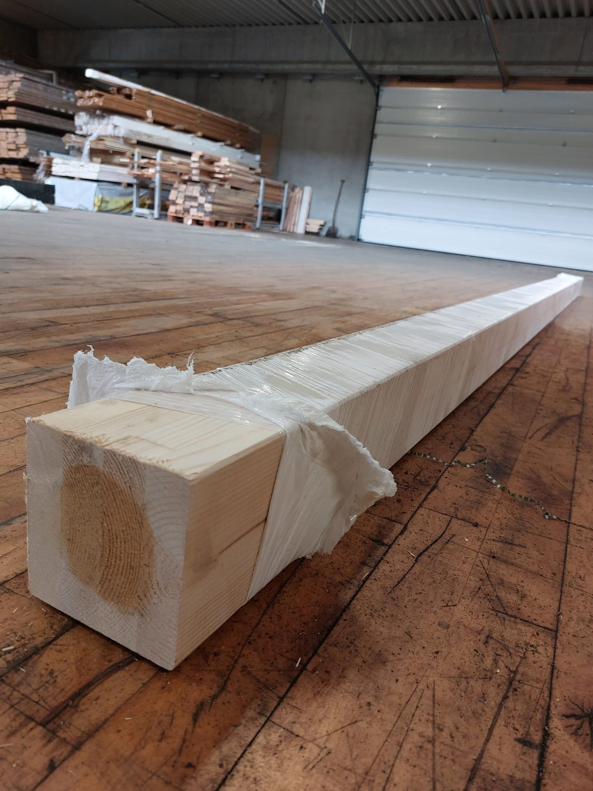 Limtræsbjælke/stolpe 4000x115x115mm. - 1