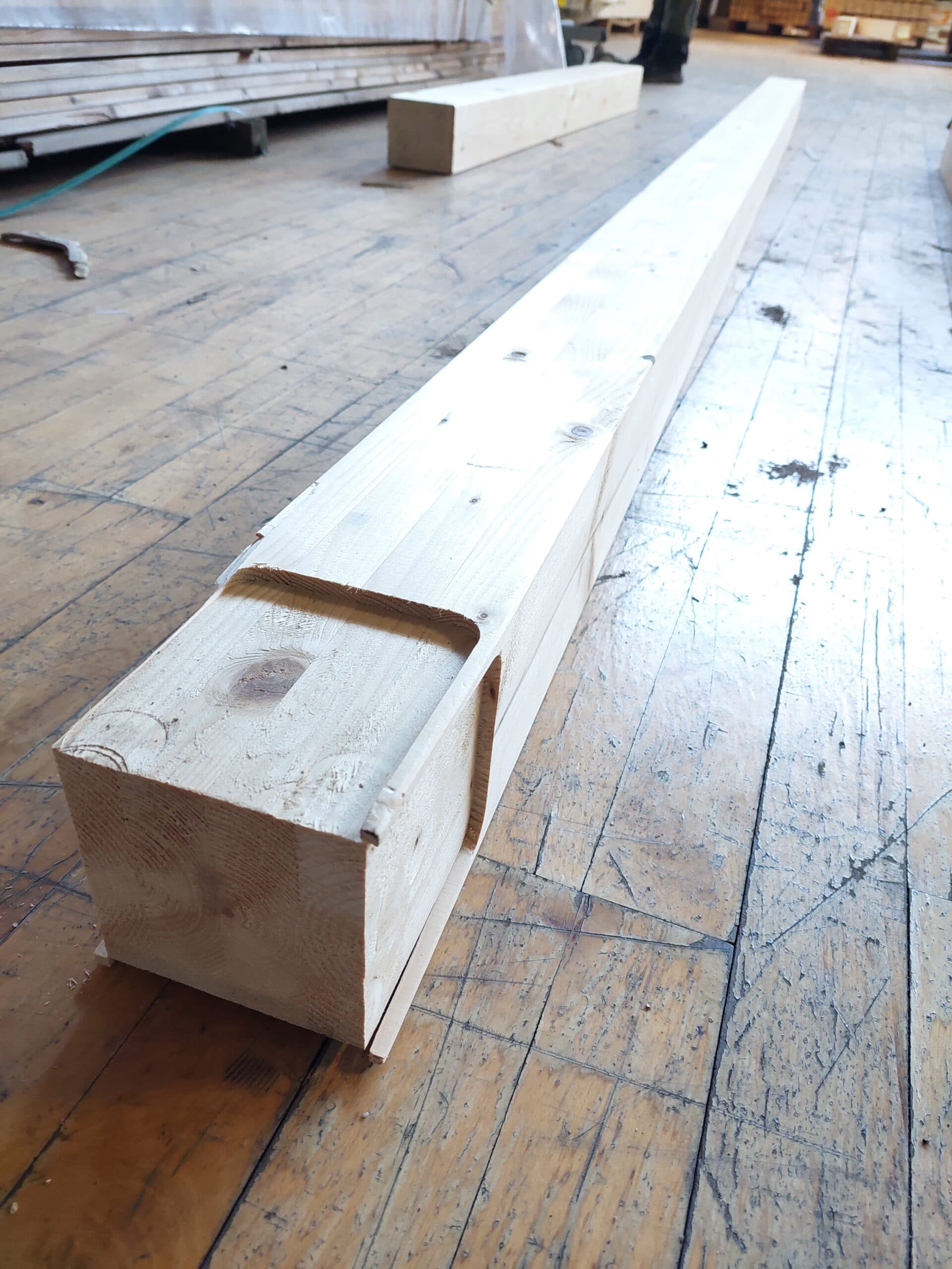 Limtræsbjælke/Stolpe 3455x115x115 mm. - 1