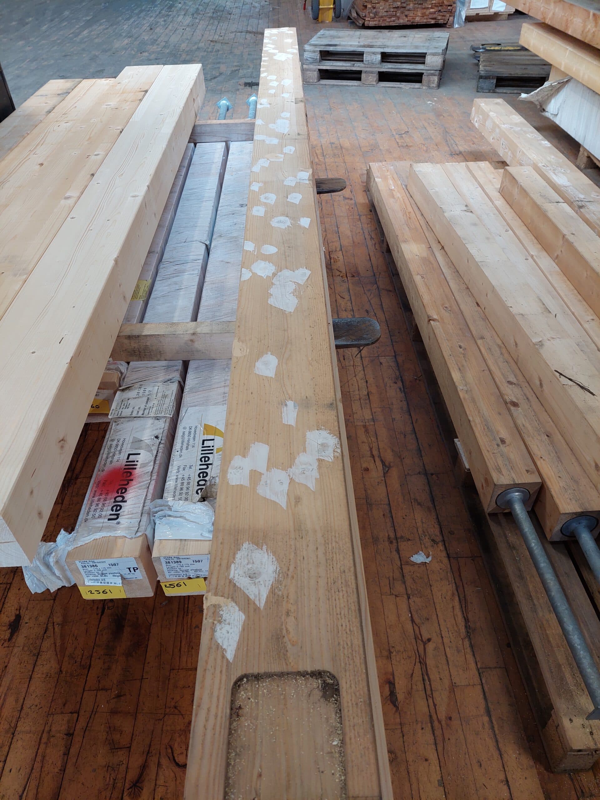 Limtræsbjælke 3518x115x166 mm - 1