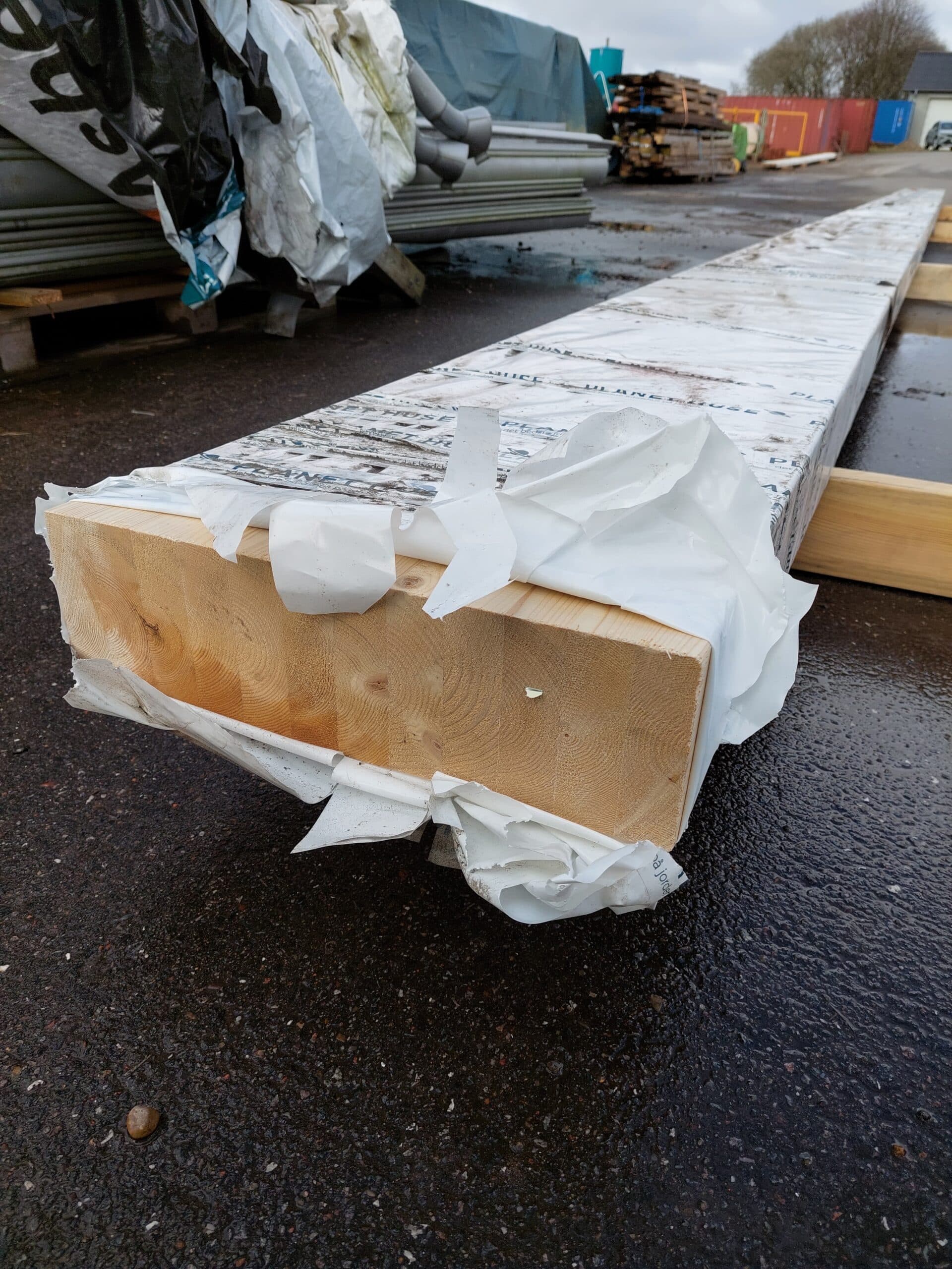 Limtræsbjælke 11370x115x400mm. - 1