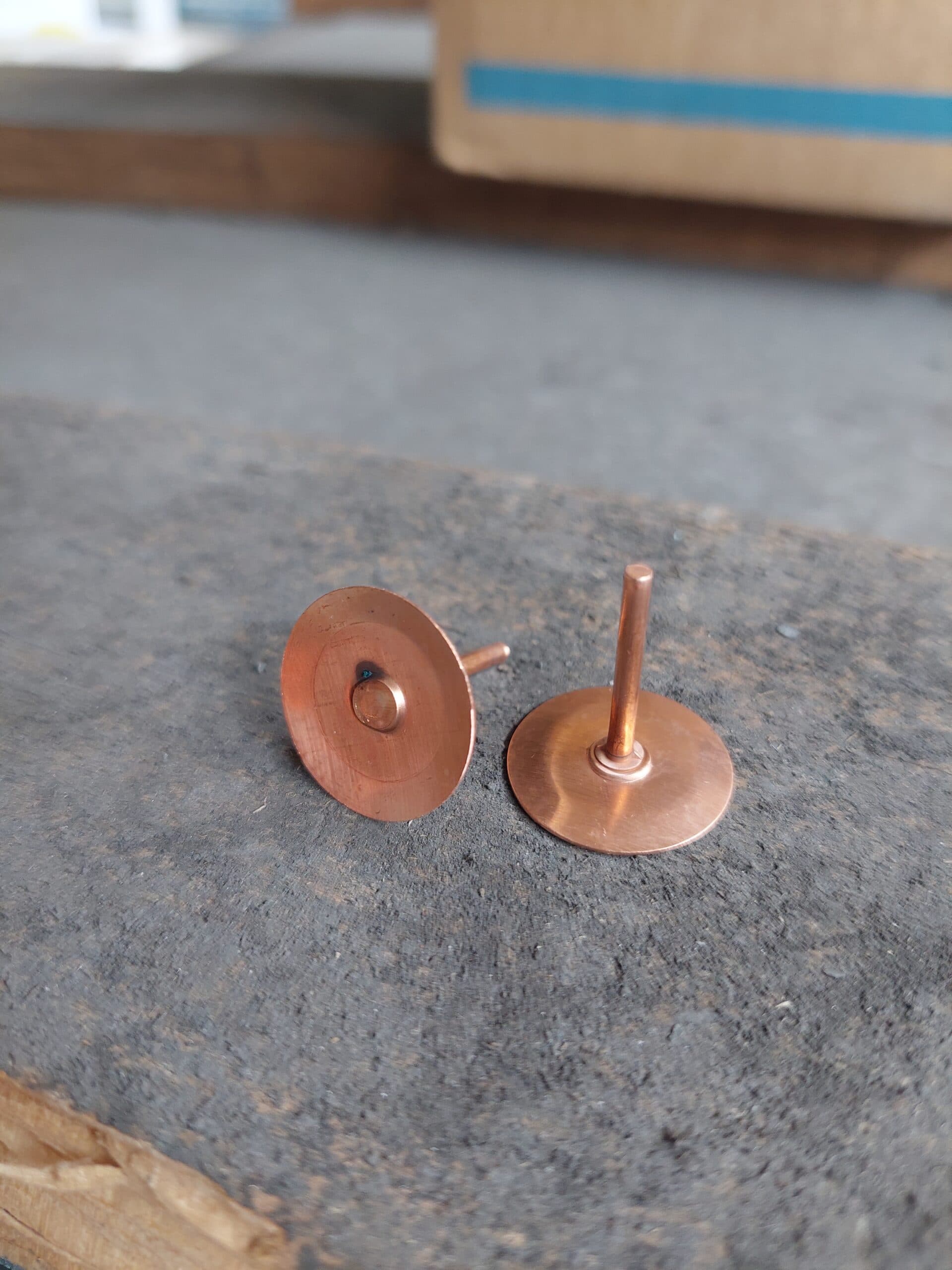 Stormklammer kobber Ø19, 1,0×19 mm – 1000 stk/Pakke, pris pr. kasse - 1