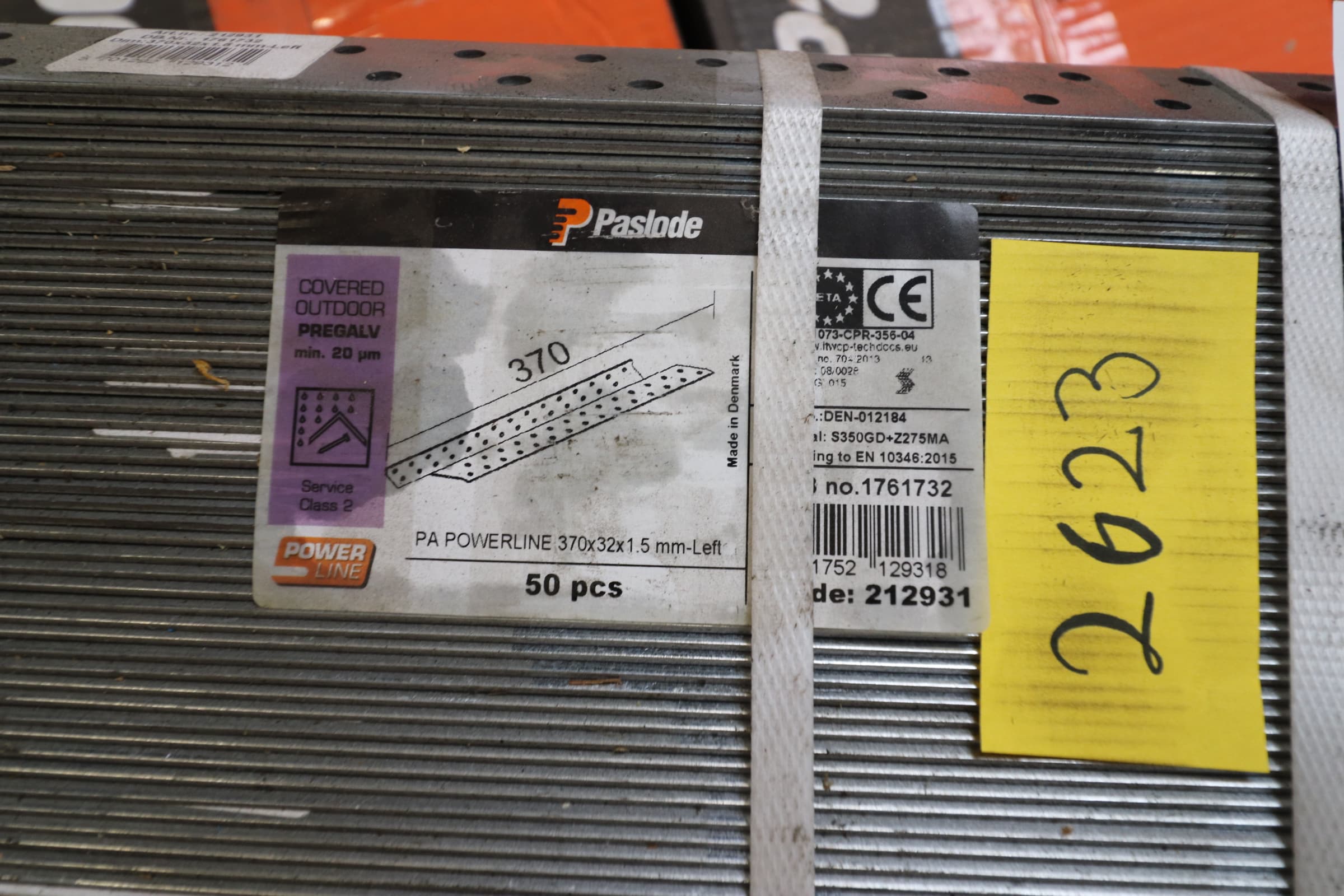 Paslode PA powerline 370x32x1,5 mm VENSTRE - 1
