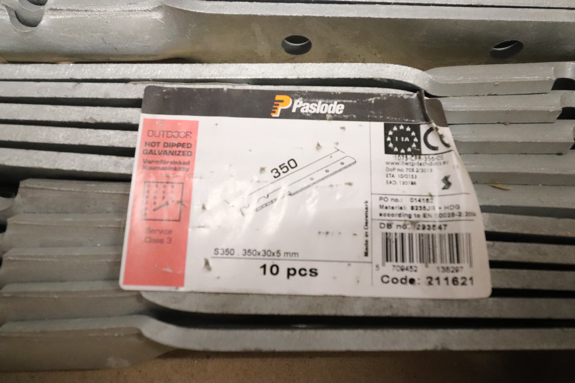 Paslode stolpestøtte S350 350x30x5 mm - 1