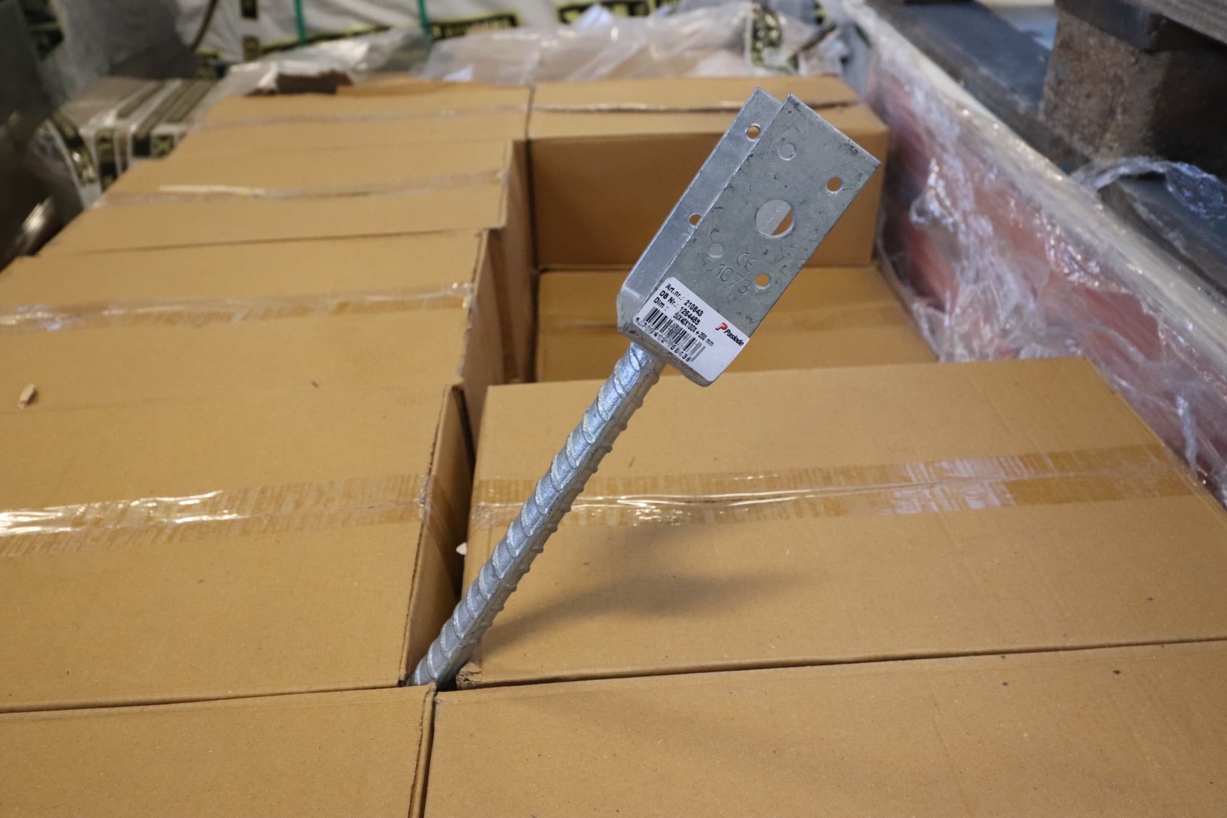 Paslode stolpebærer type U, SH U40 50x40x100 + 200 mm - 1