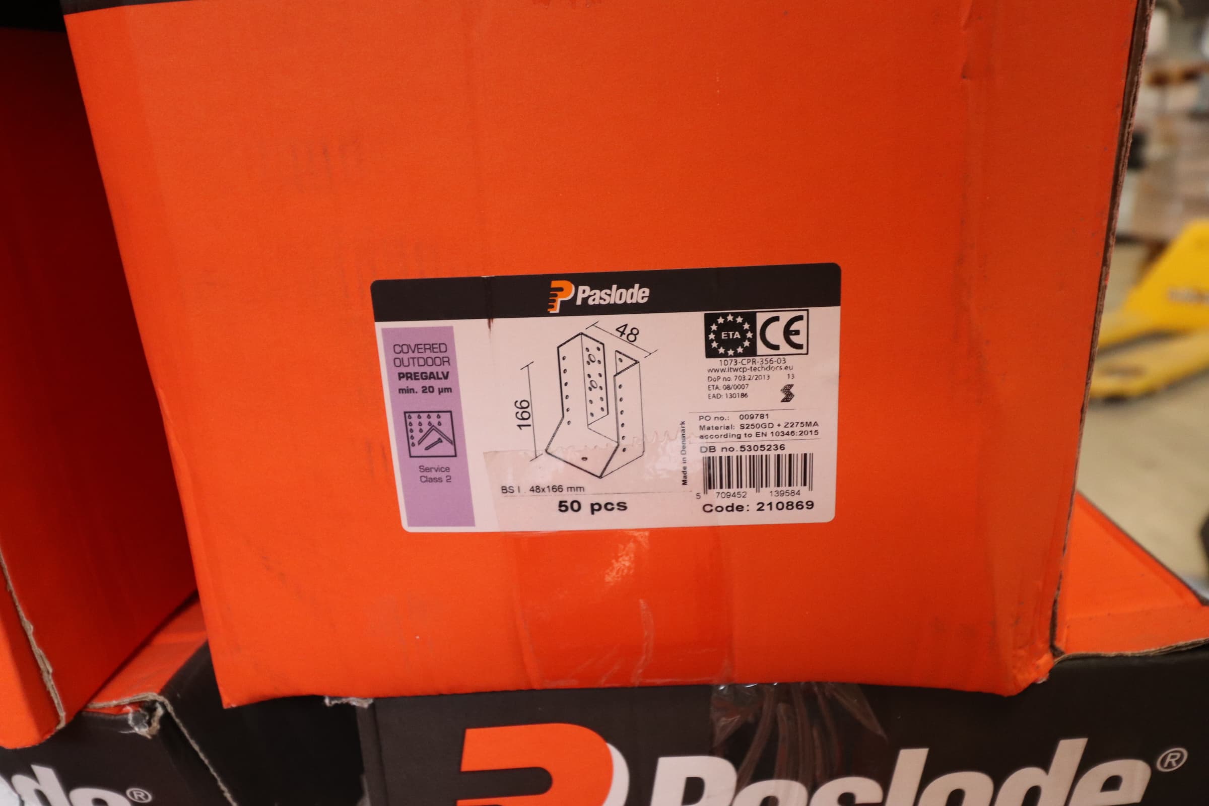 Paslode bjælkesko BS-I 48×166 mm - 1