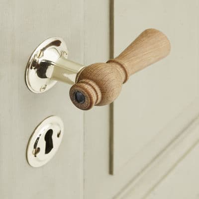 Trægreb til ny dør - knebelgreb i eg