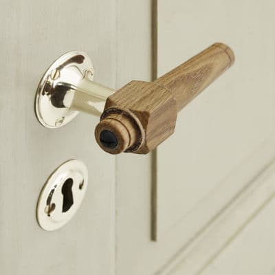 Trægreb til ny dør - Spidsgreb i eg