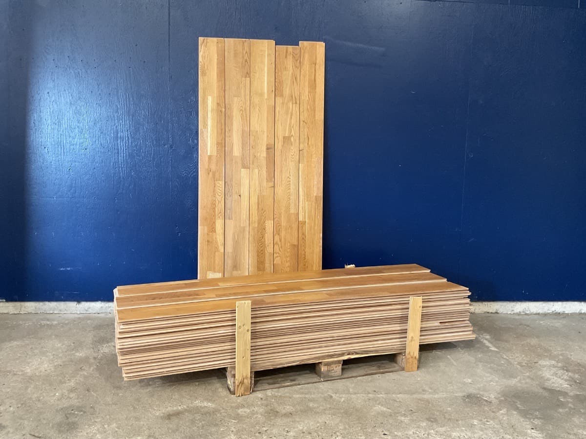 Stavparketgulv i Eg - 1