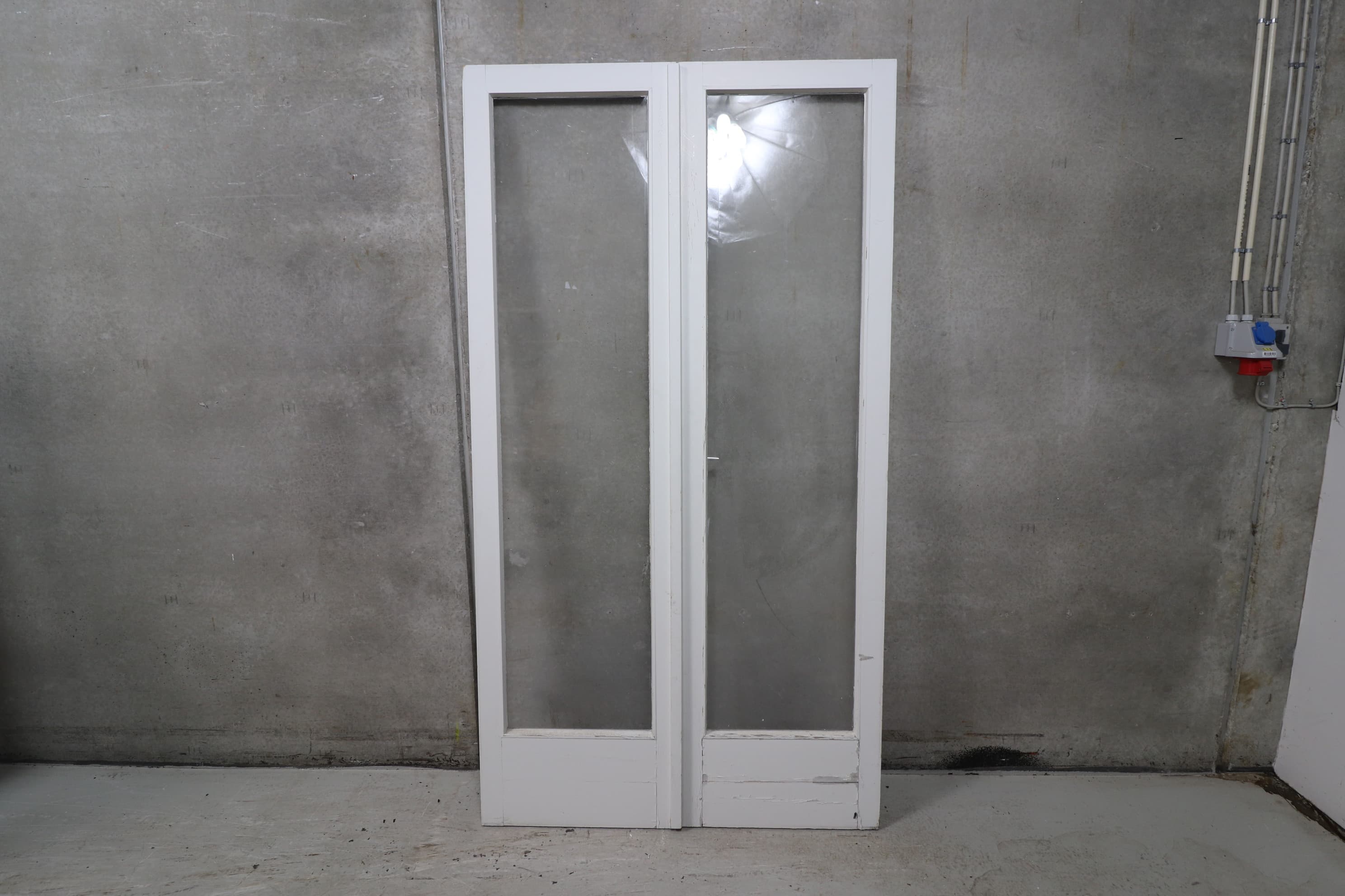 Dobbelt terrassedør 117 x 216 cm uden karm