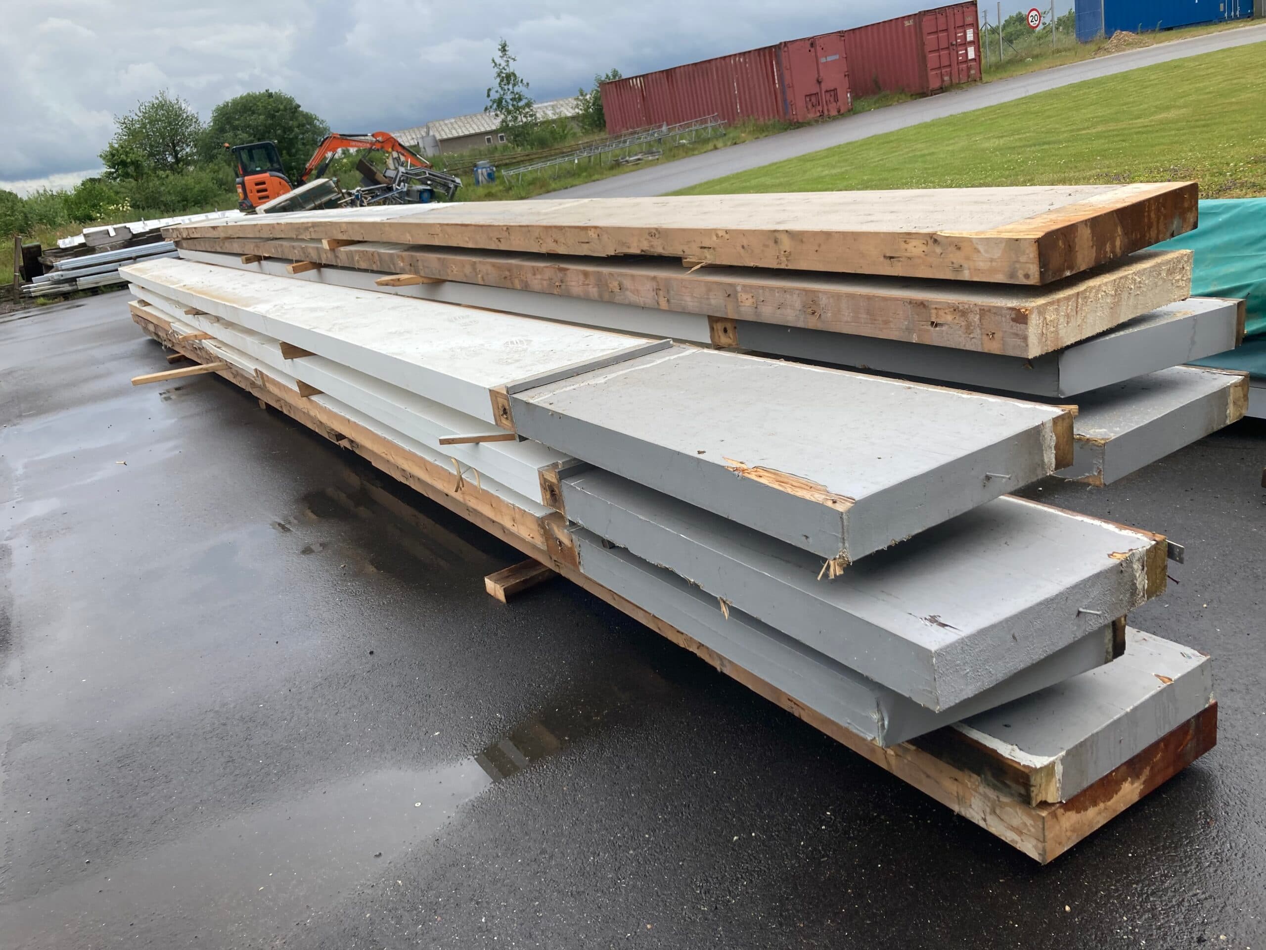 Limtræsbjælke 115x595mm. 7-13 meter. - 1