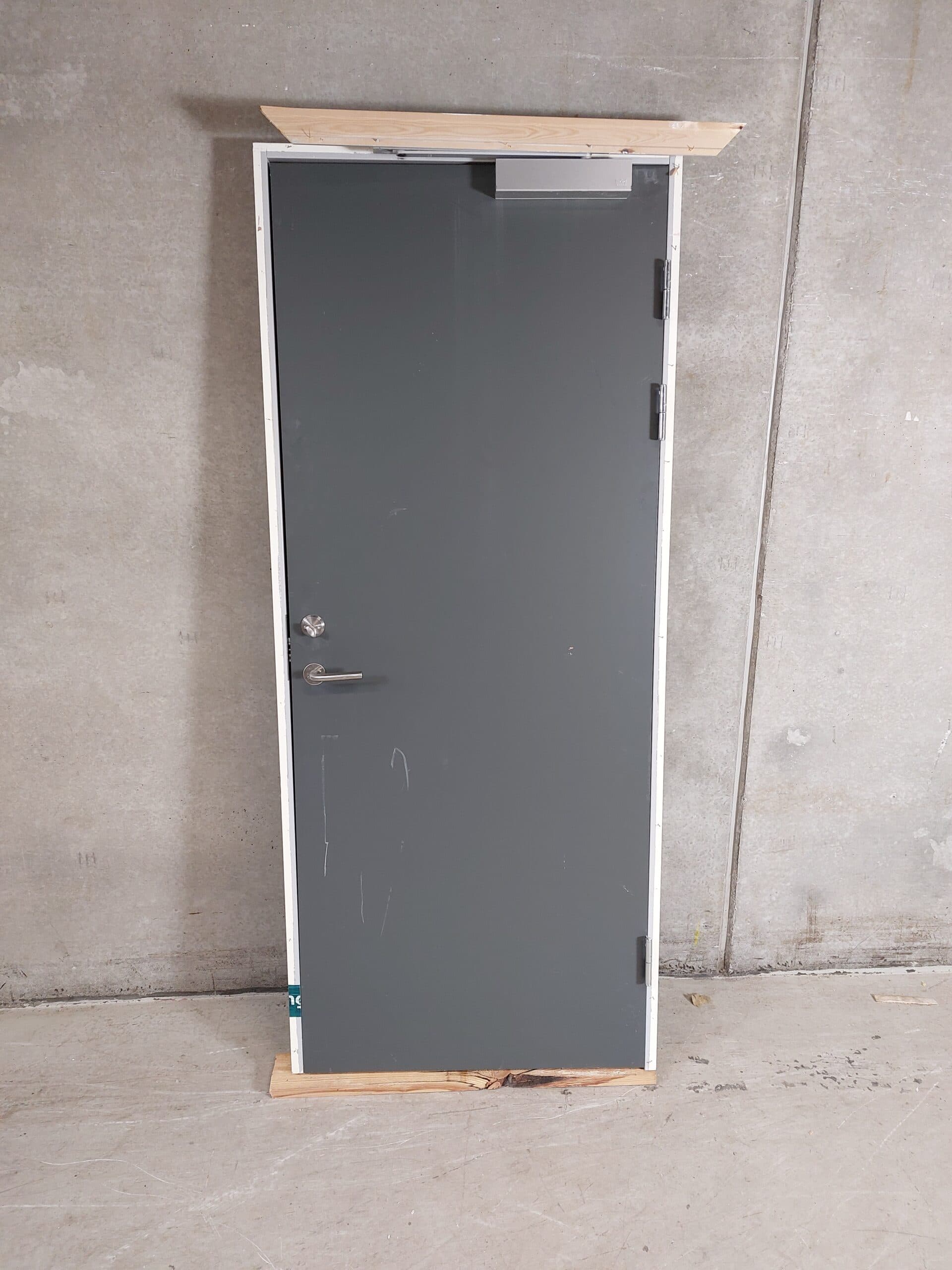 Branddør BD-30 klassificeret 88,5x209cm - 1