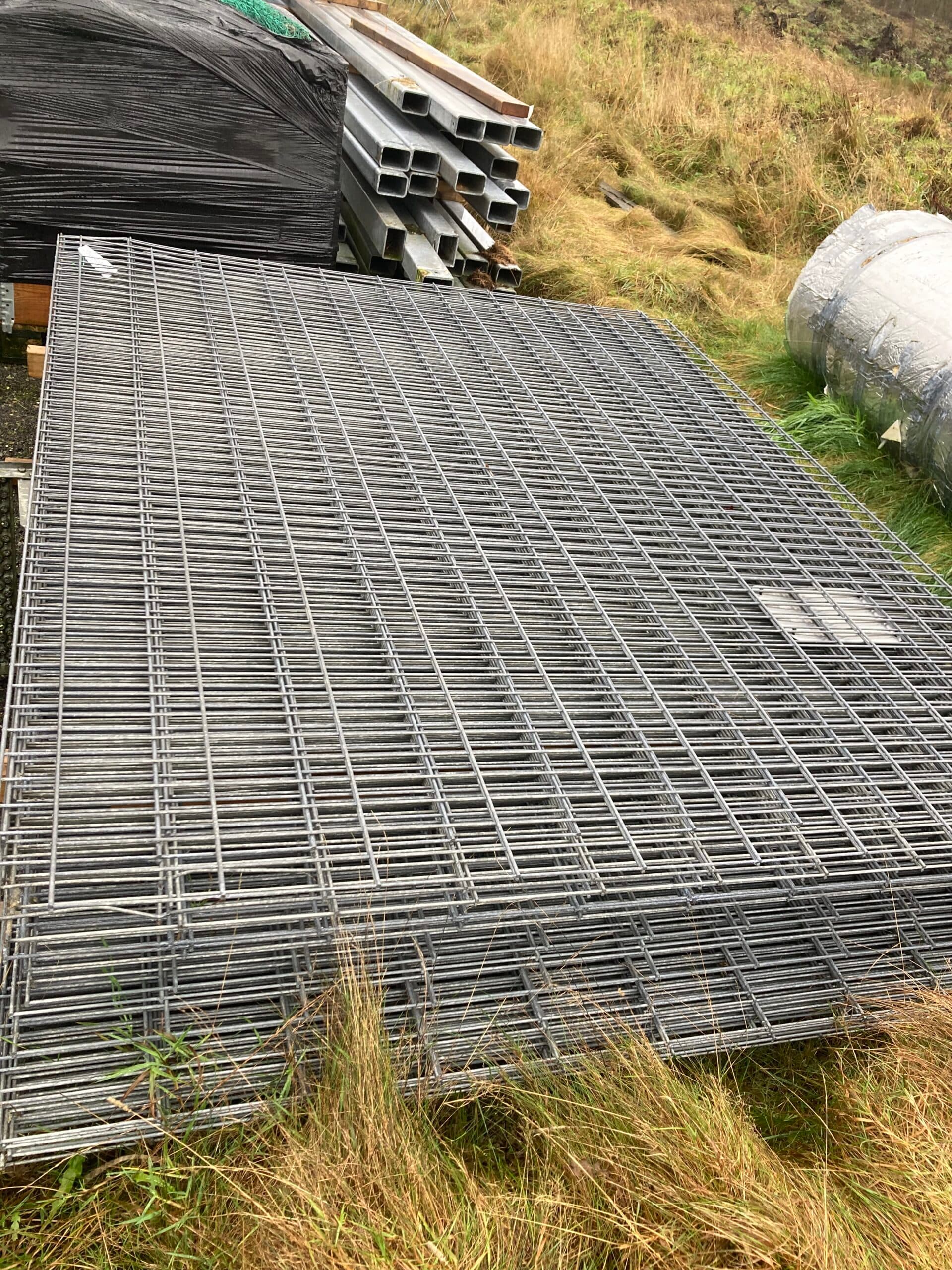 Galvaniseret tråd hegn B2500xH2000mm.