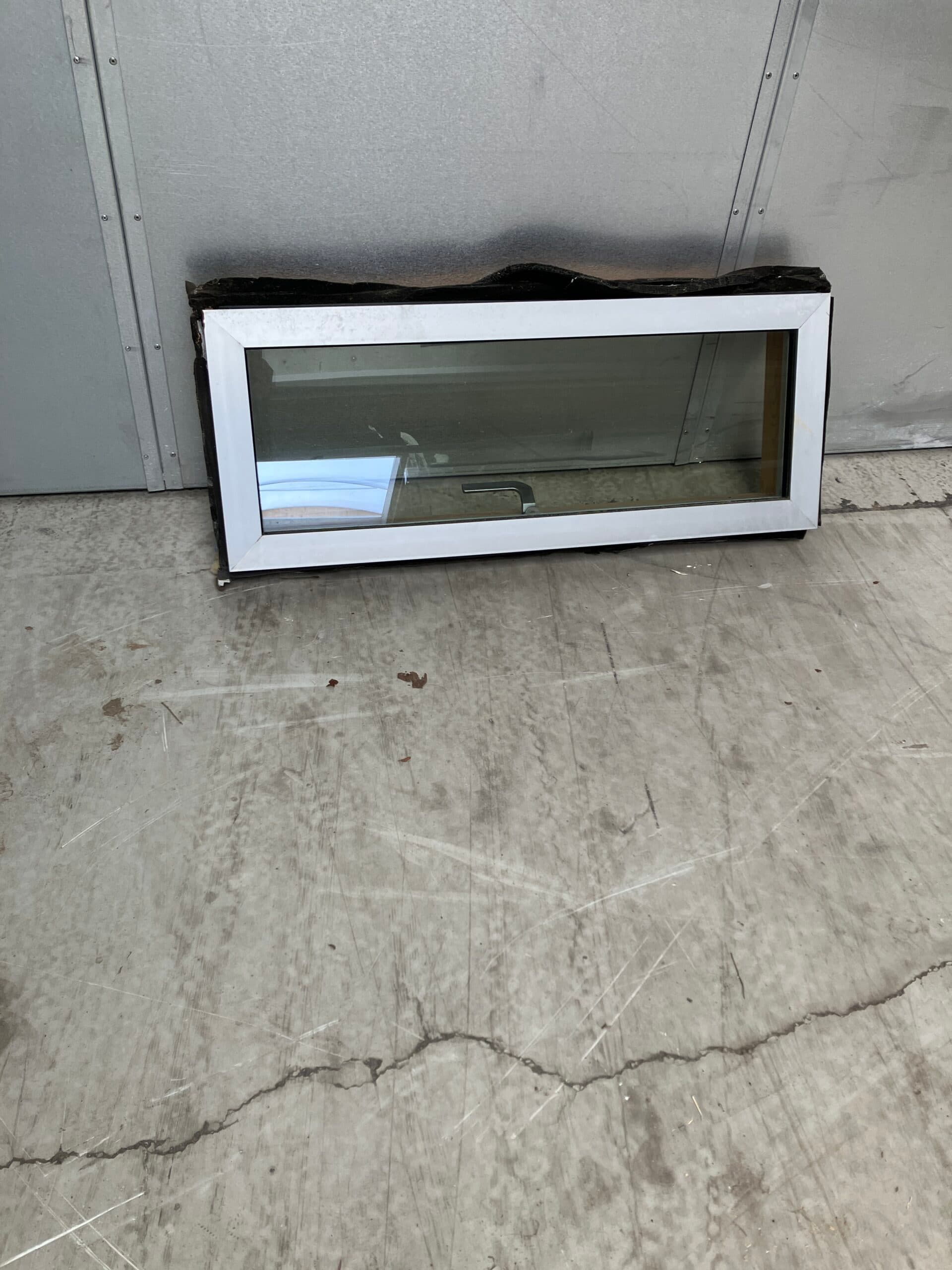 Topstyret Vindue i træ/alu 98,5×38,5 cm - 1