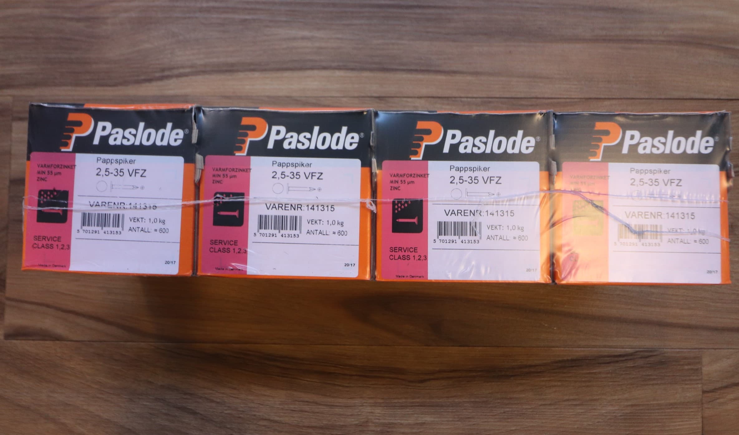 4ks Søm 2,5x35mm 2.400stk