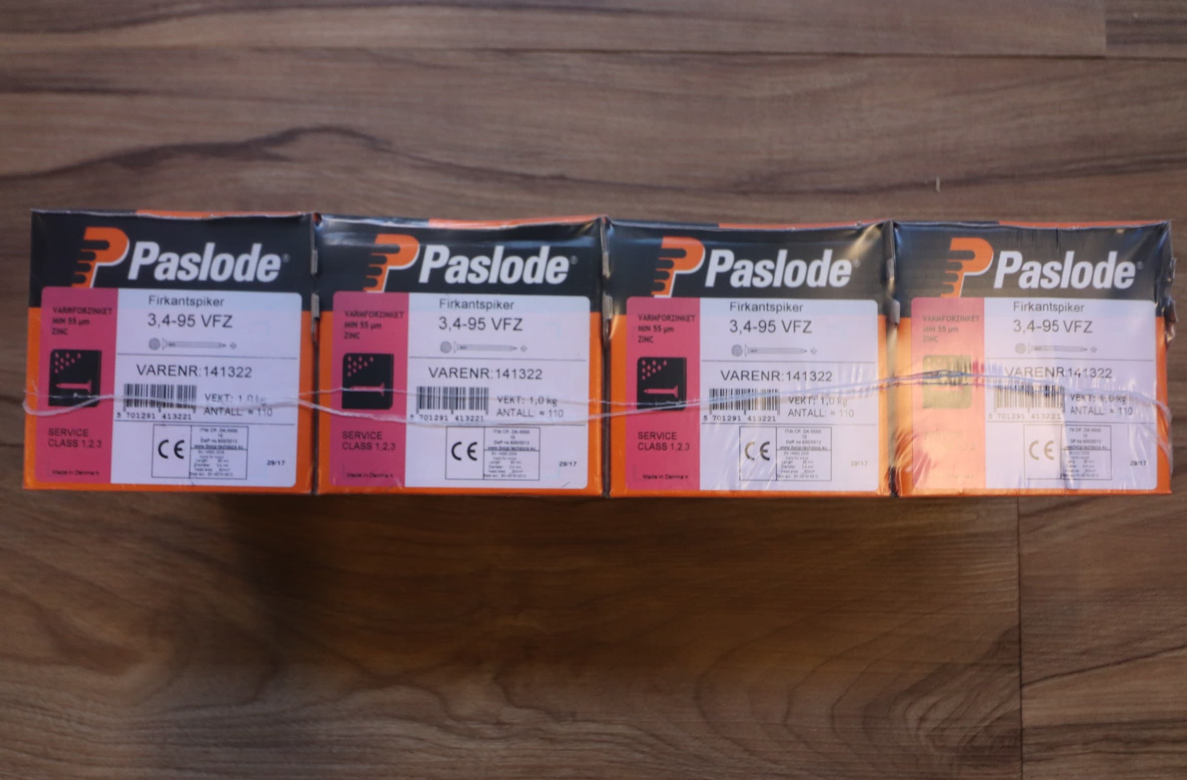 4ks Søm 3,4x95mm 440stk