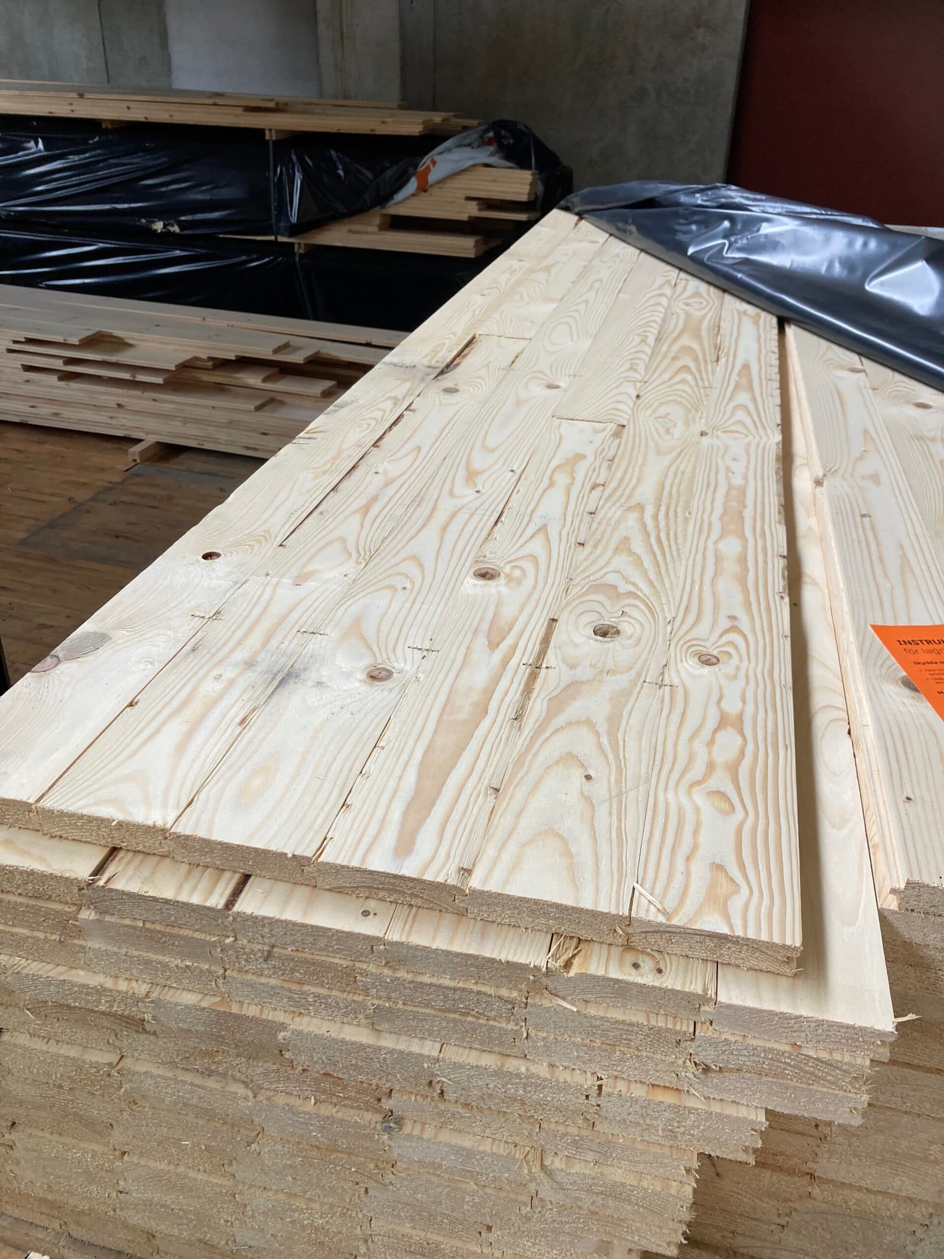 Tagpanelbrædder 23mm. - 1