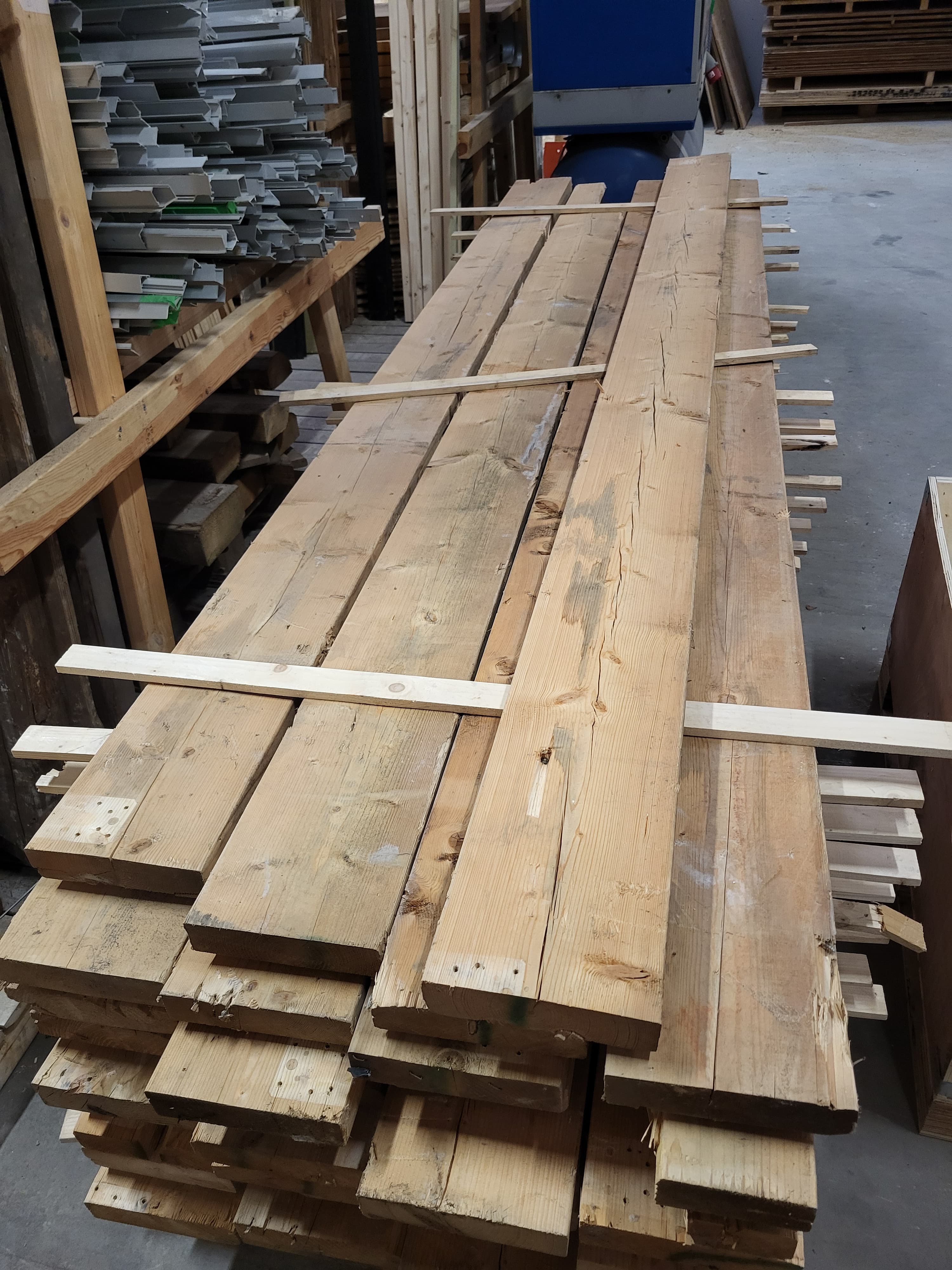 Brugte gulvbrædder, forskellige længder - 1